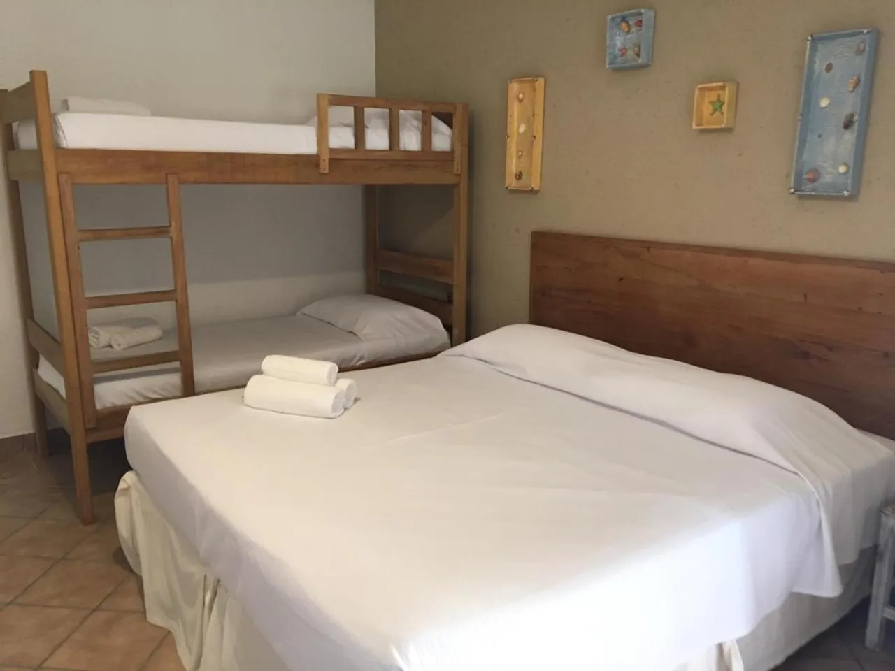 Bed in Pousada Villa Maritima