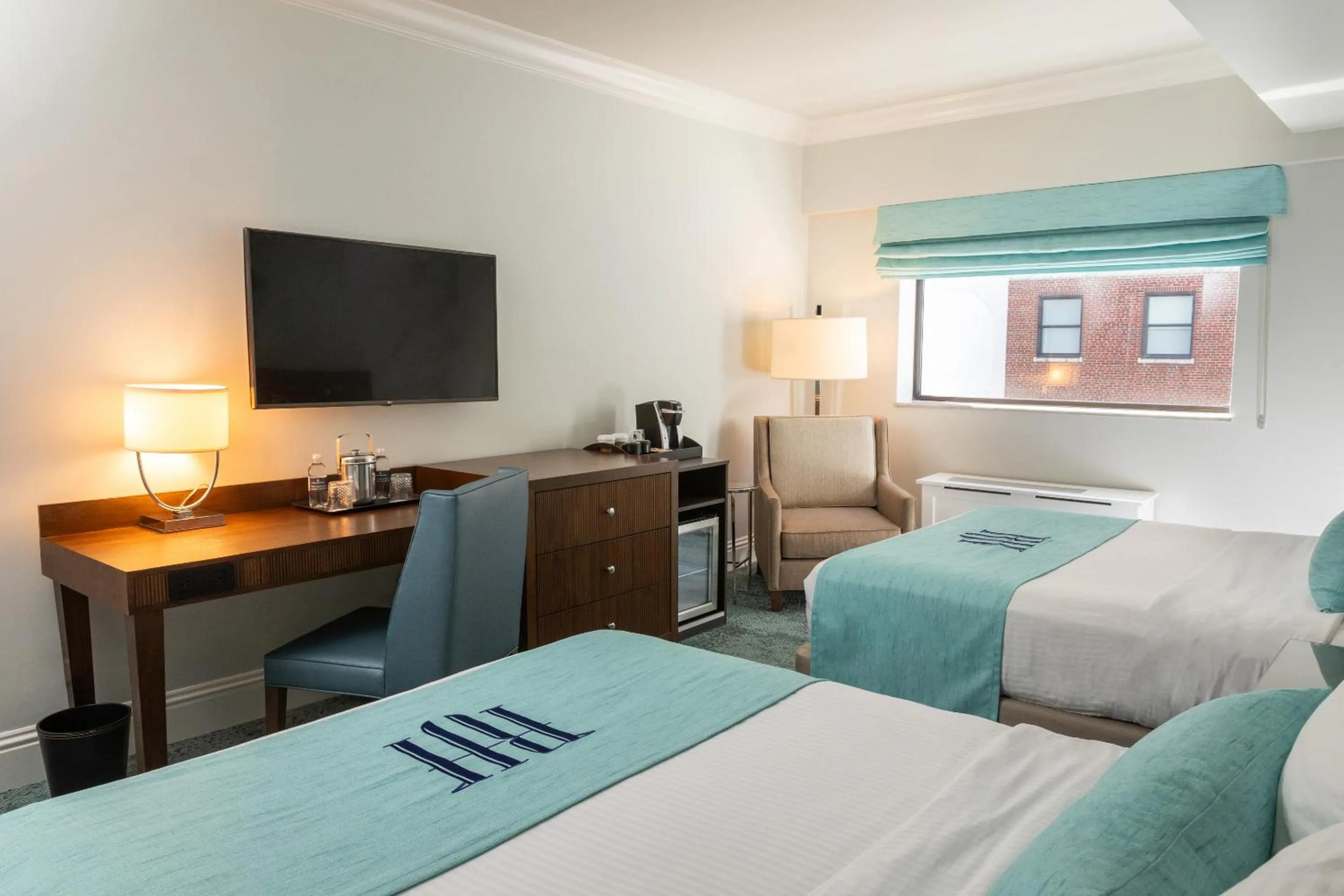 Bed in The Read House Hotel