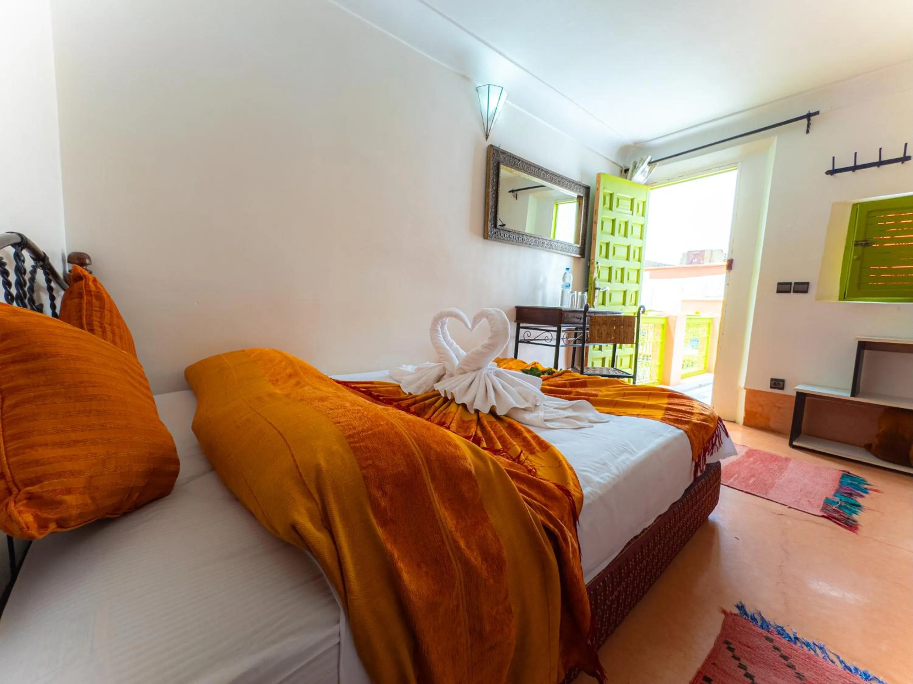 Bed in Riad Minorisa