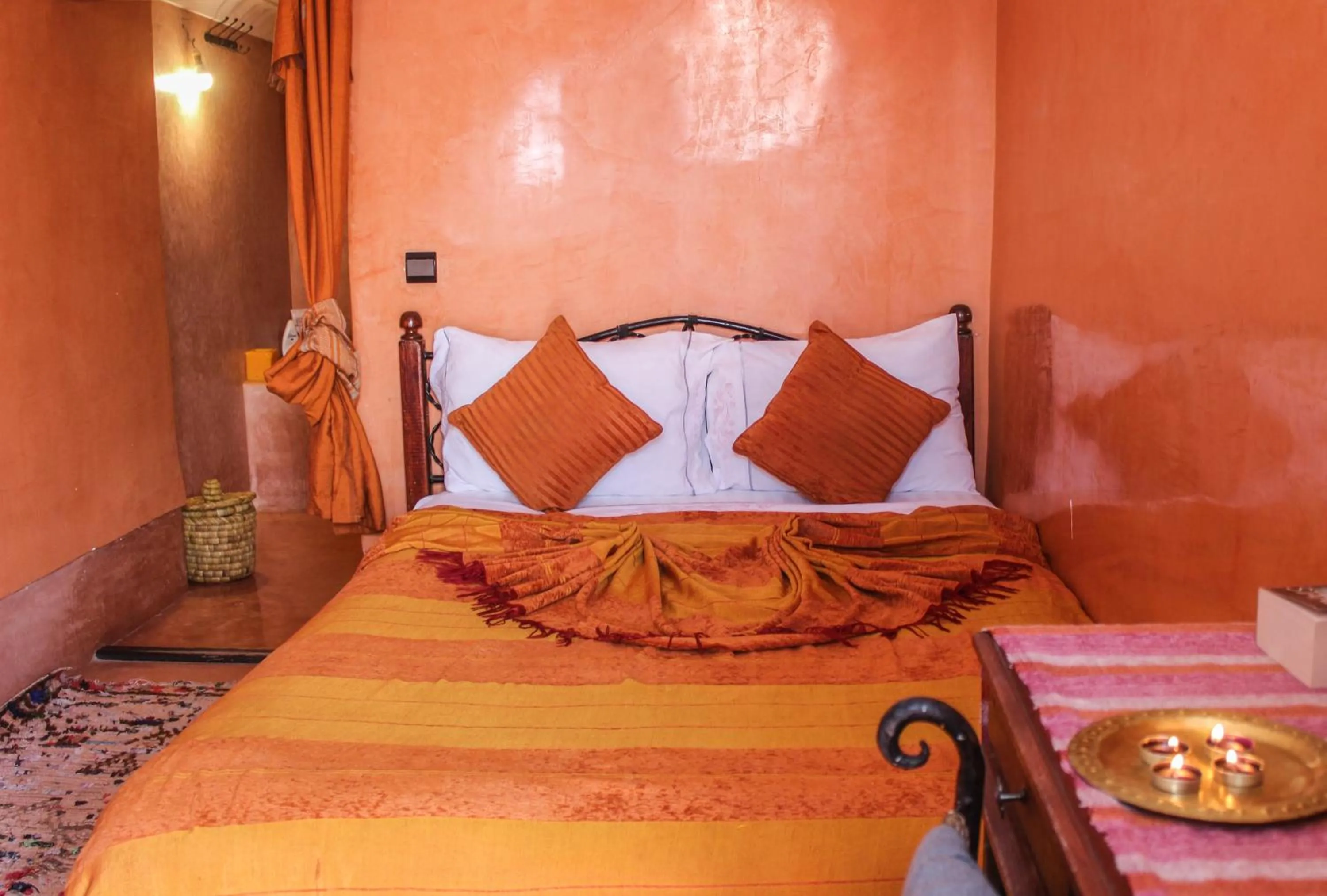 Bed in Riad Minorisa
