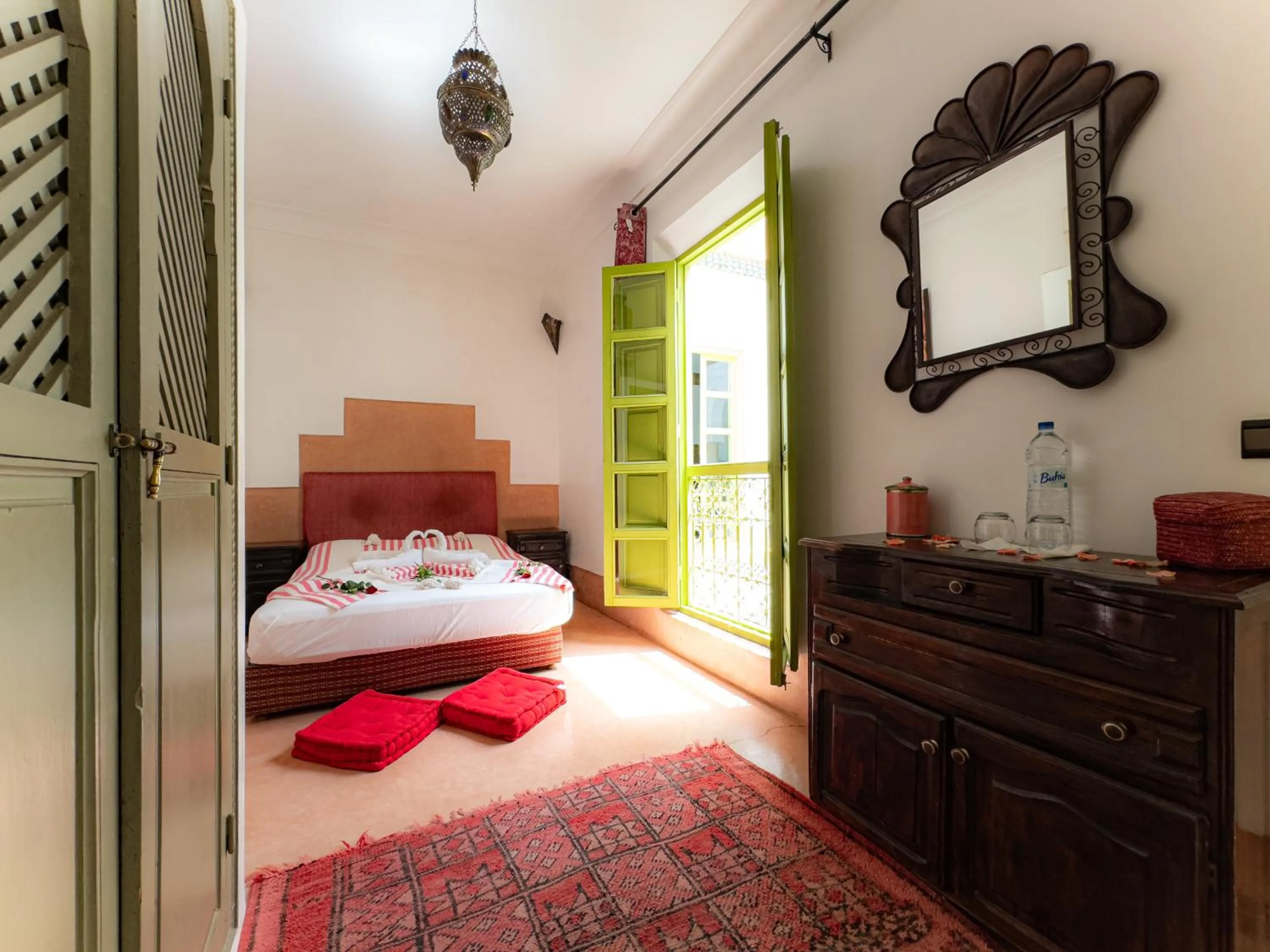 Bed in Riad Minorisa