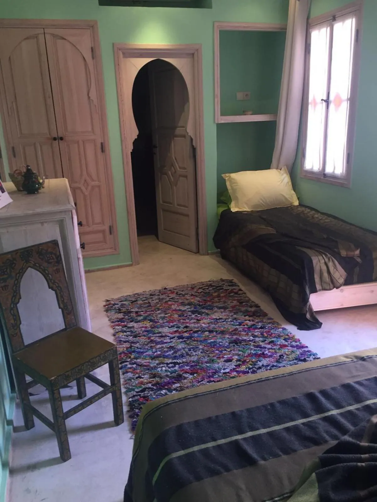 Bed in Riad Tahani