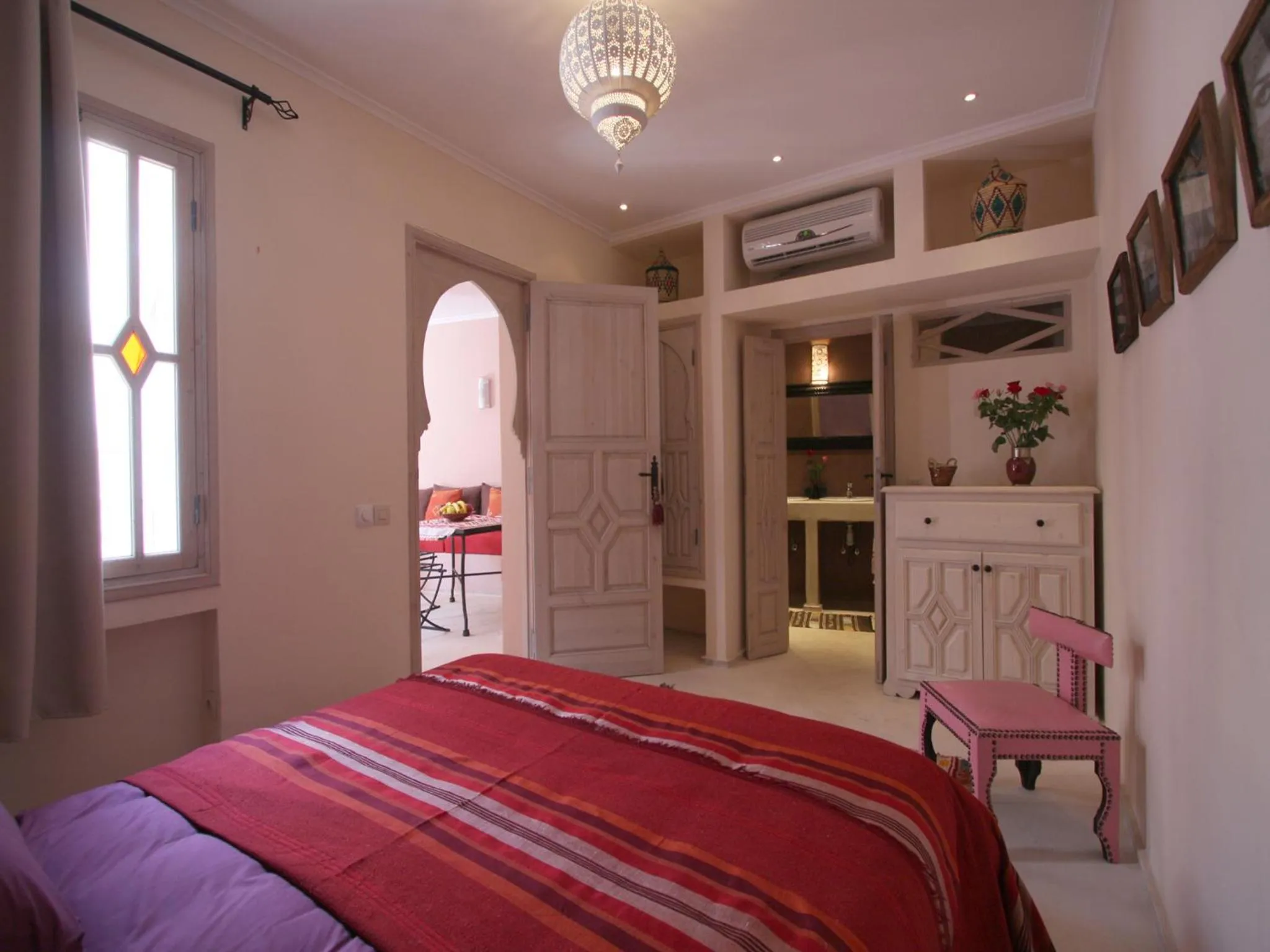 Bed in Riad Tahani