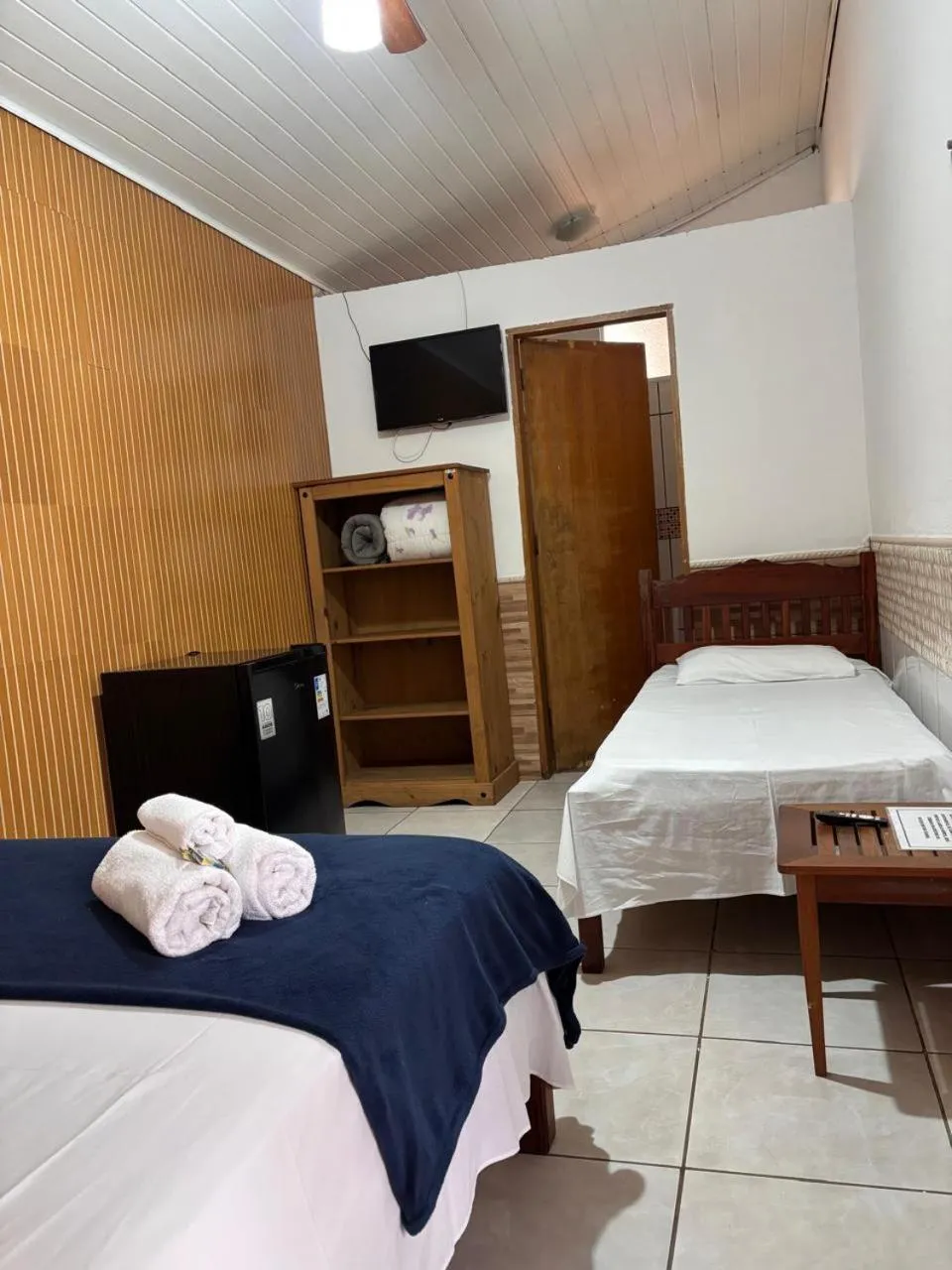 Bed in Pousada Lua Clara