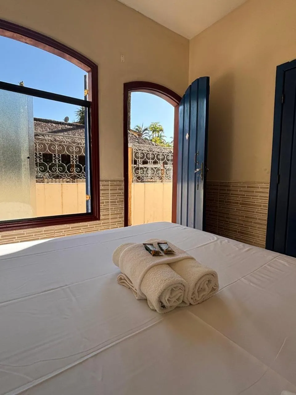 Bed in Pousada Lua Clara