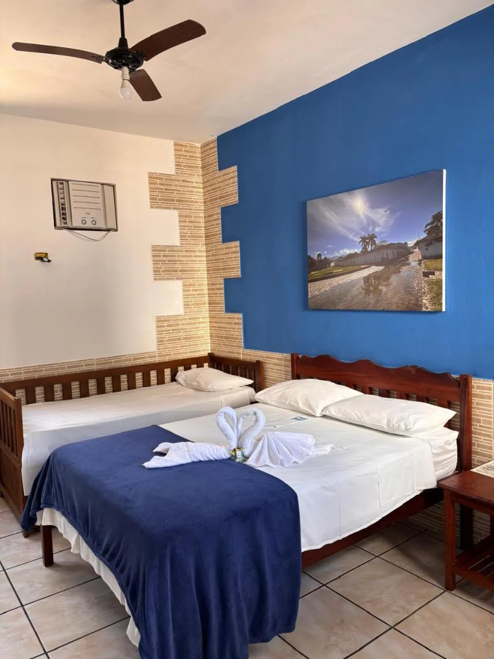 Bed in Pousada Lua Clara