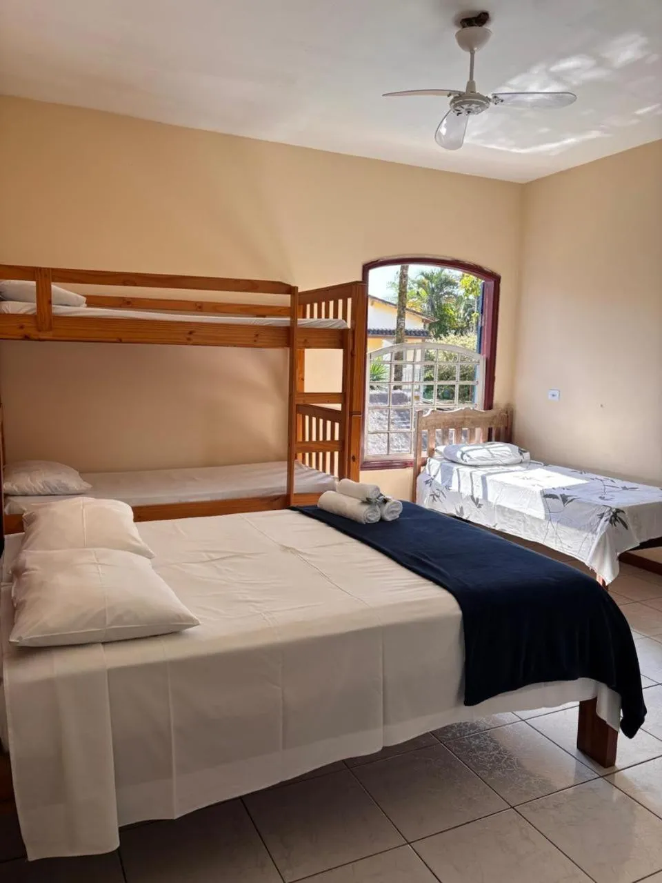 Bed in Pousada Lua Clara