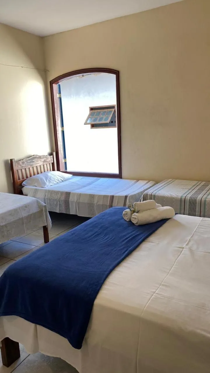 Bed in Pousada Lua Clara