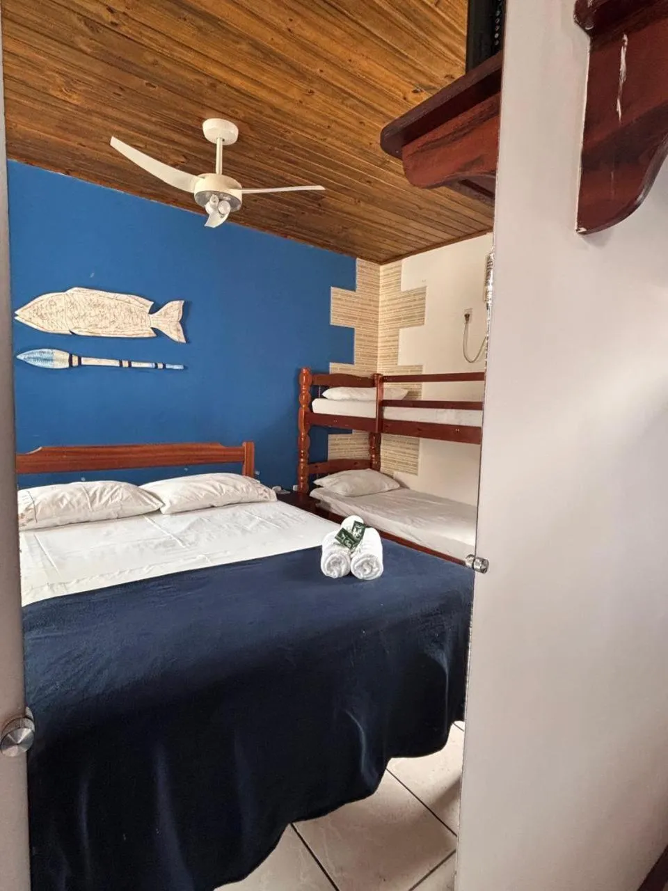 Bed in Pousada Lua Clara