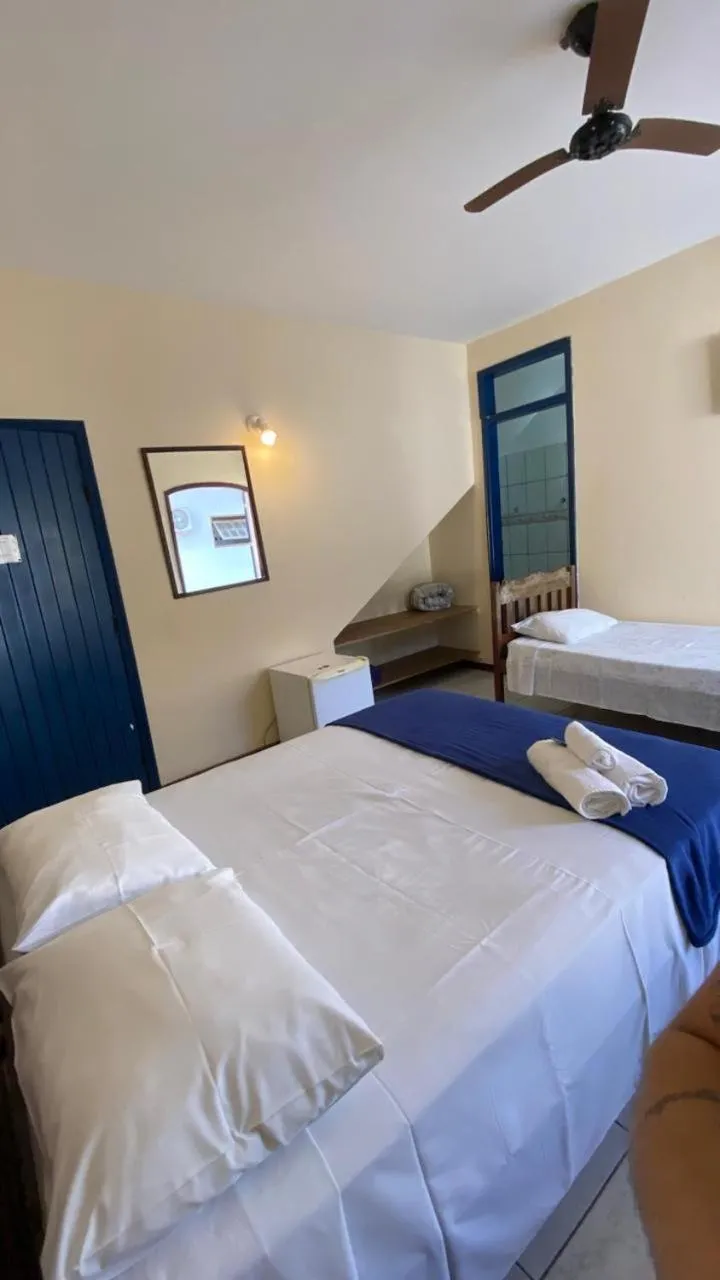 Bed in Pousada Lua Clara