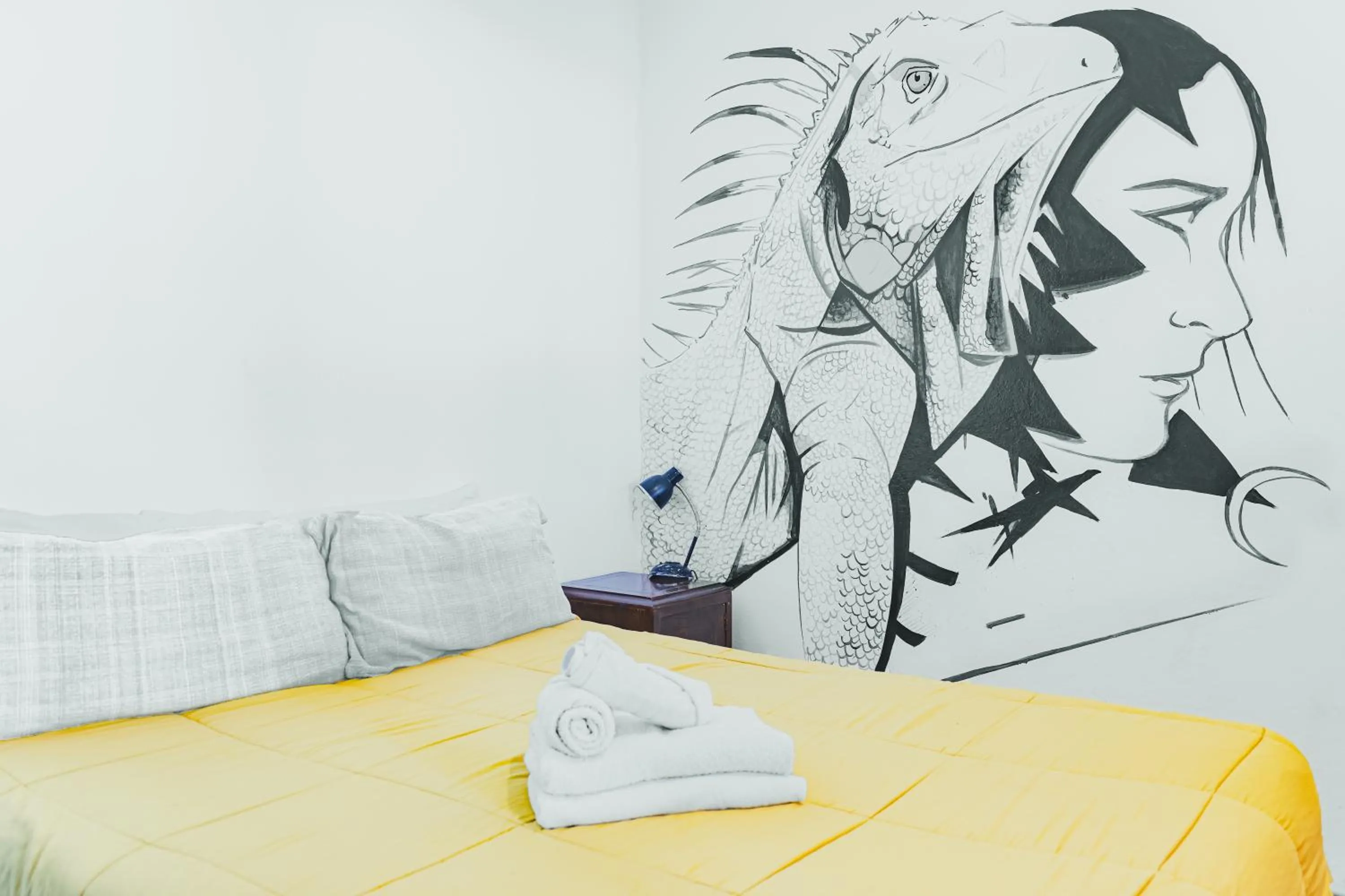 Photo of the whole room, Bed in Art Factory San Telmo