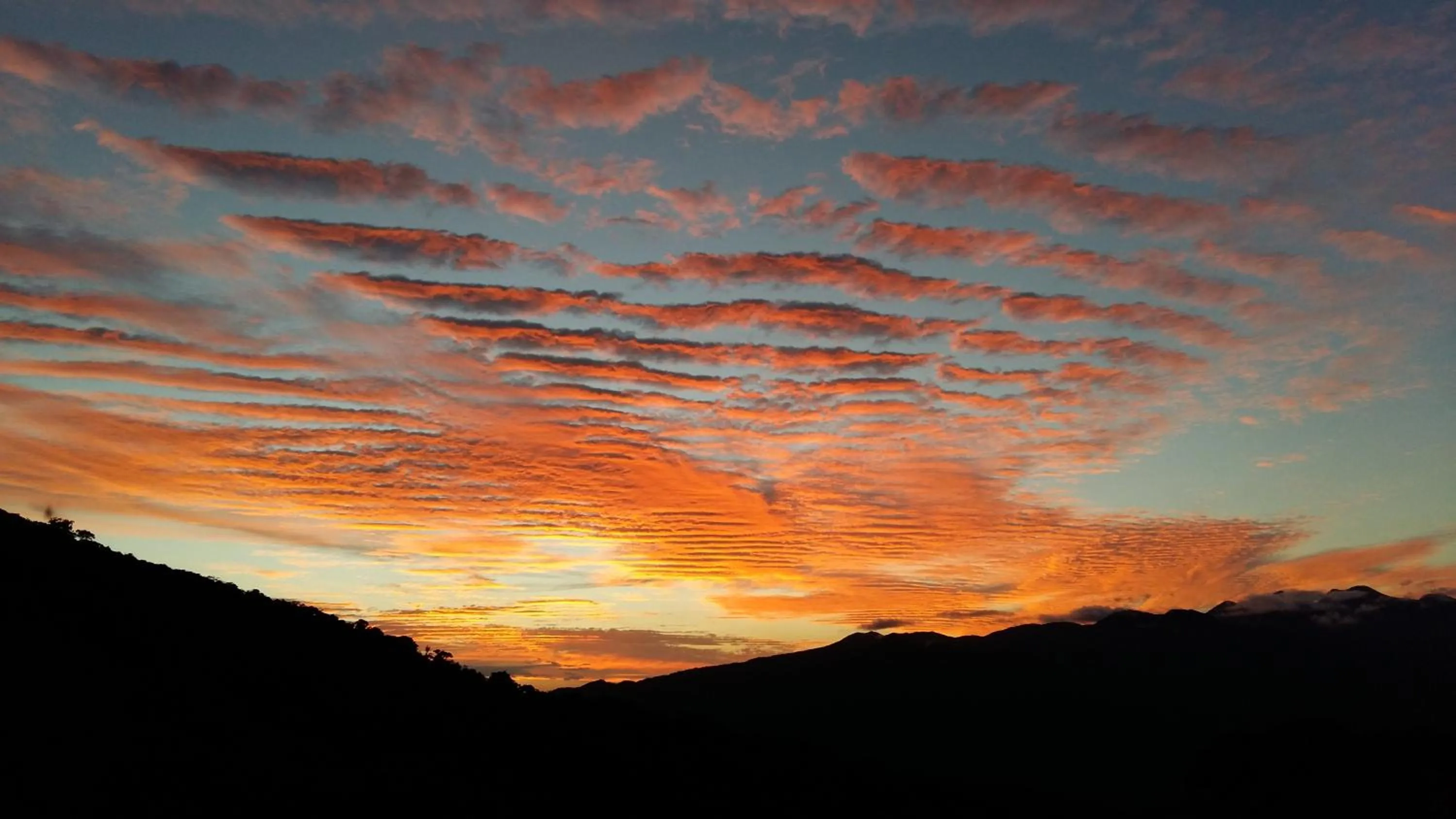 Sunset in Celeste Mountain Lodge