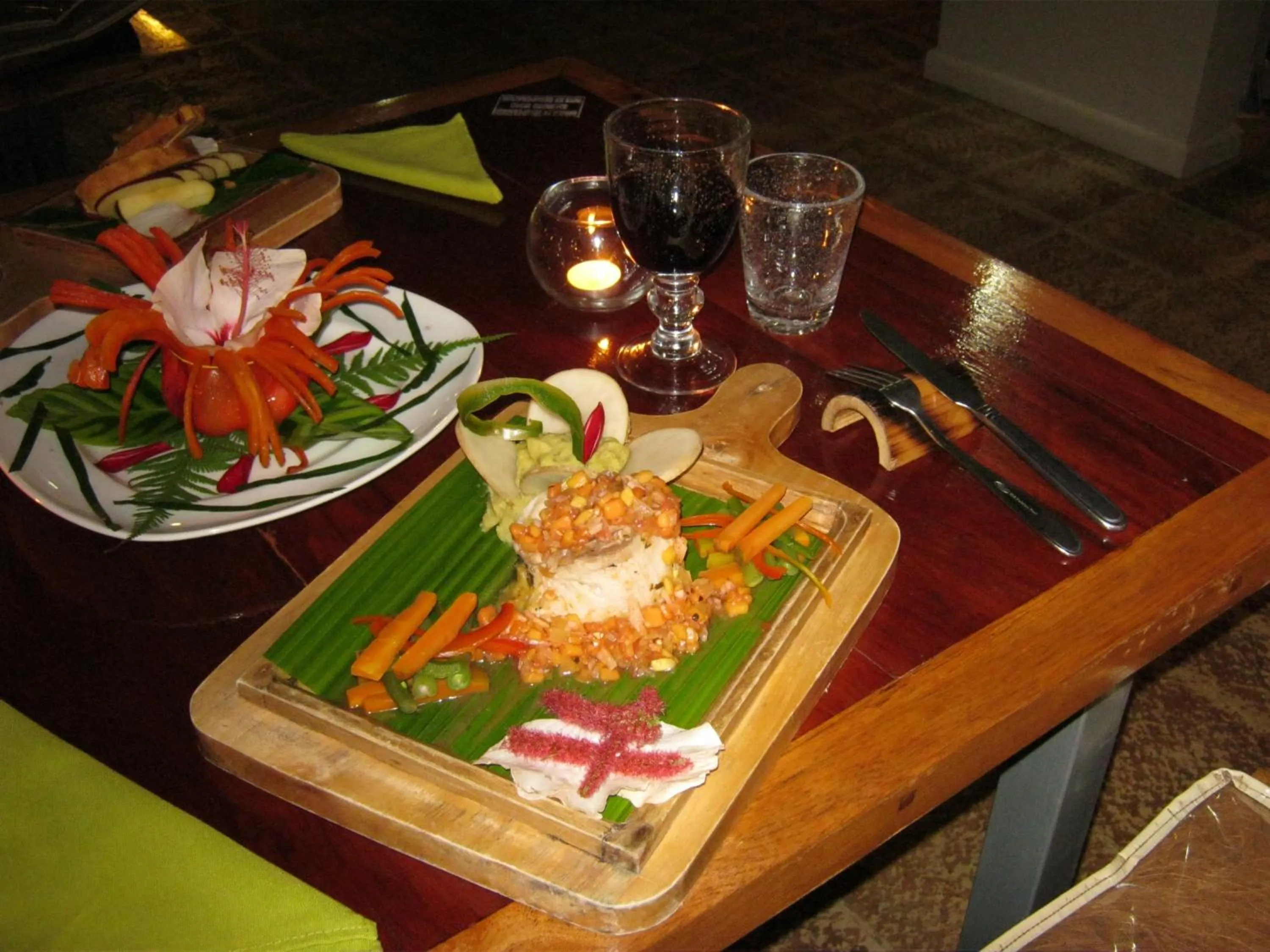 Food in Celeste Mountain Lodge