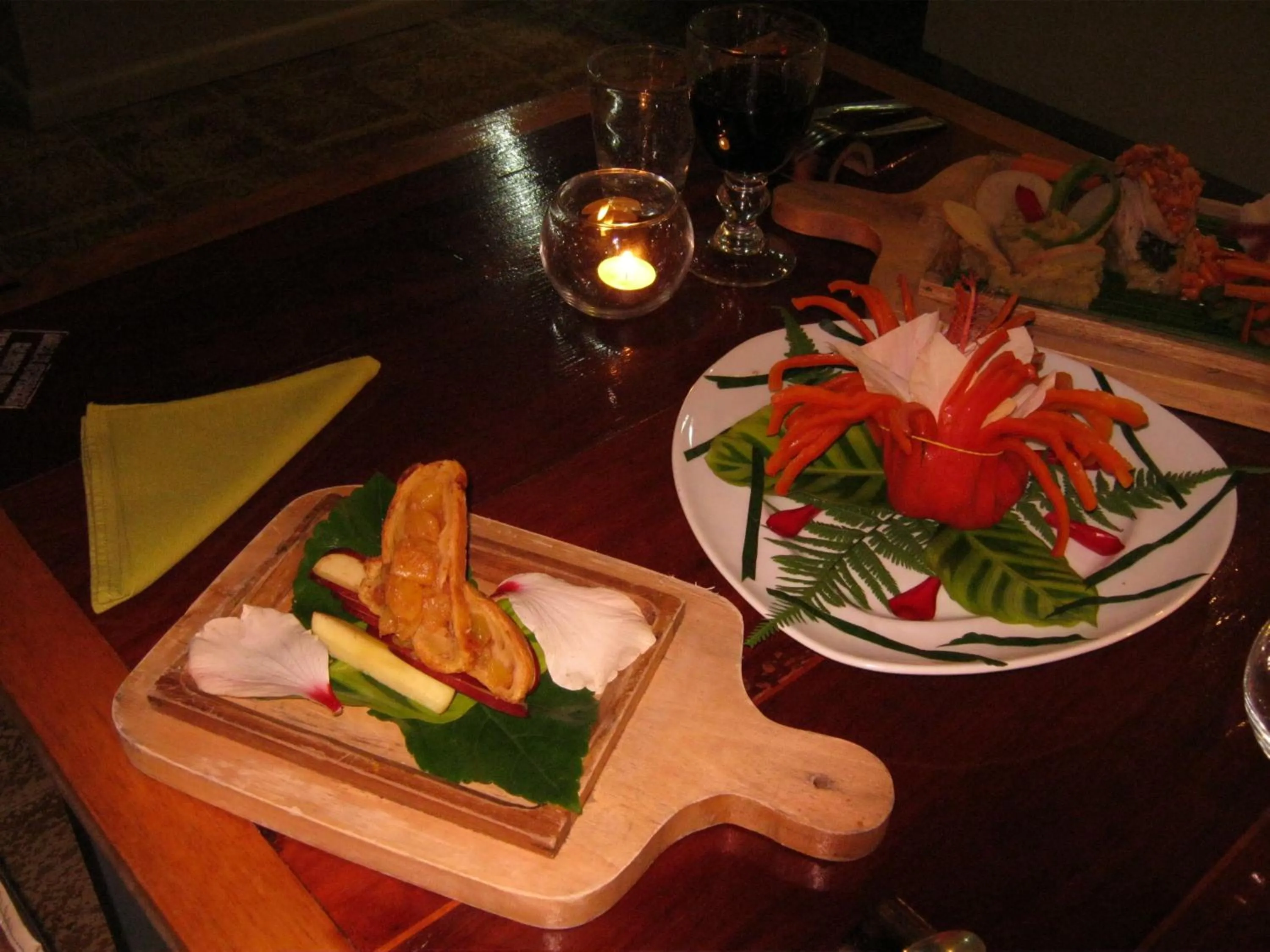 Food in Celeste Mountain Lodge