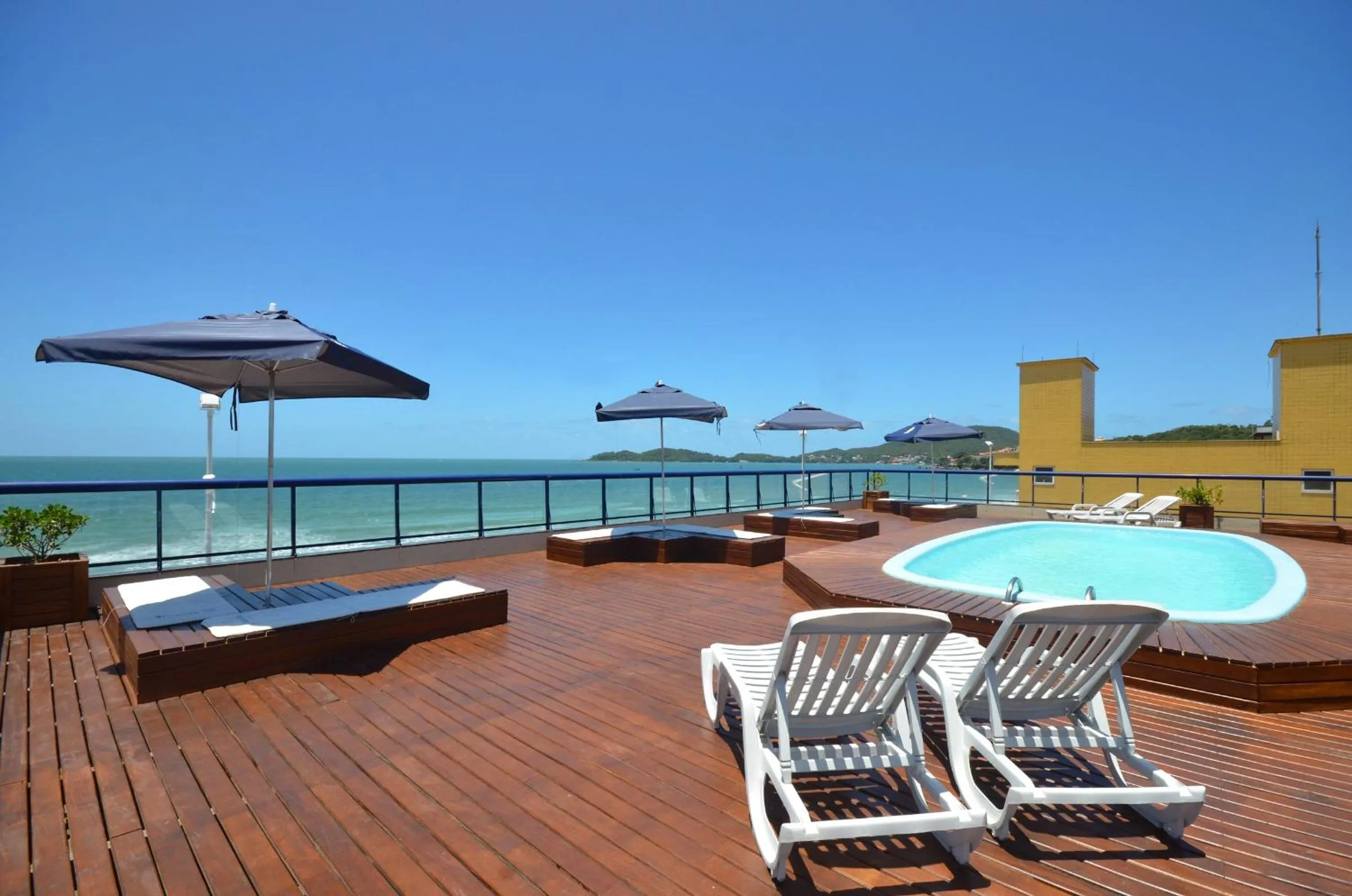 Balcony/Terrace in Pousada Garatéia