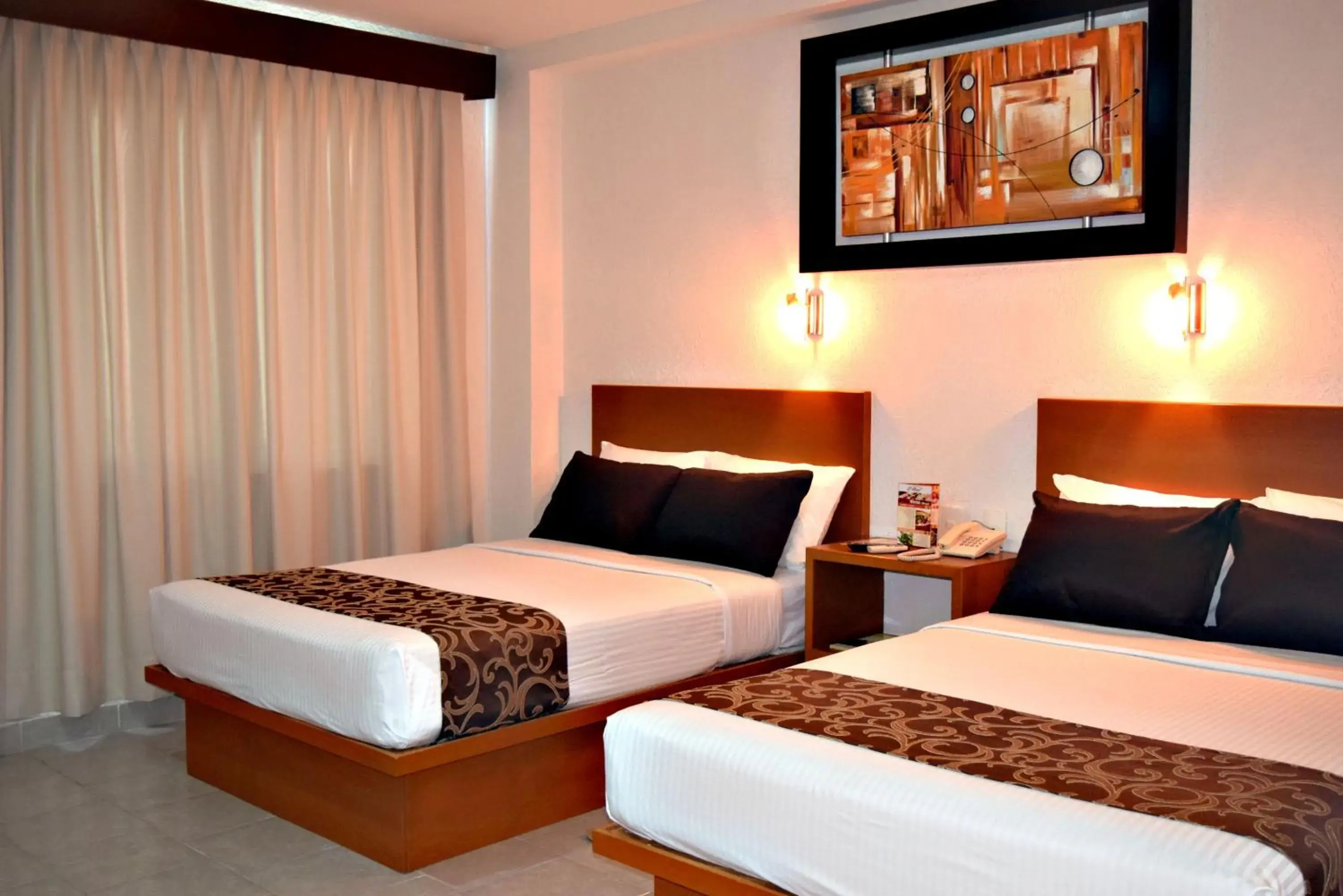 Bed in Best Western Global Express Bed in Best Western Global Express