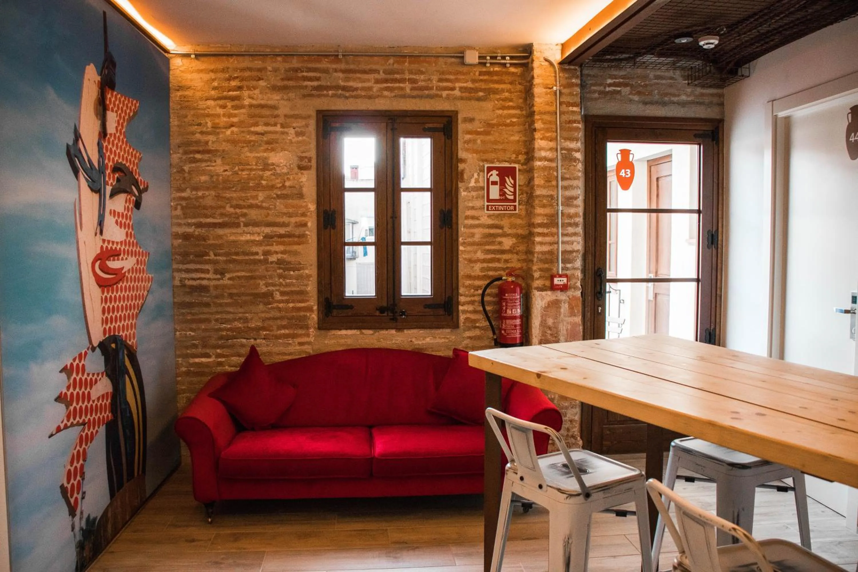 Living room in Àmfores Boutique Guest House