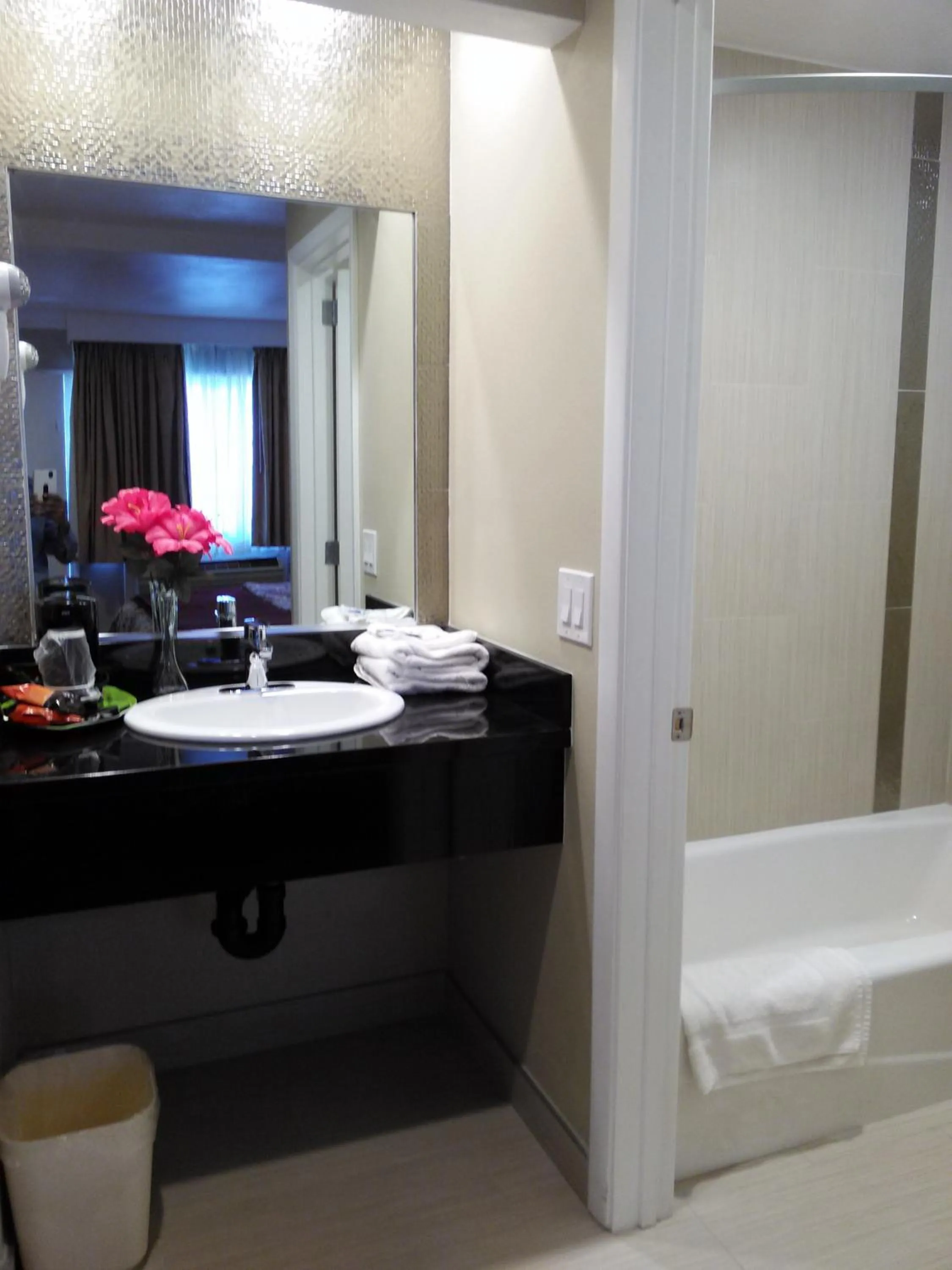 Bathroom in Highlander Motel