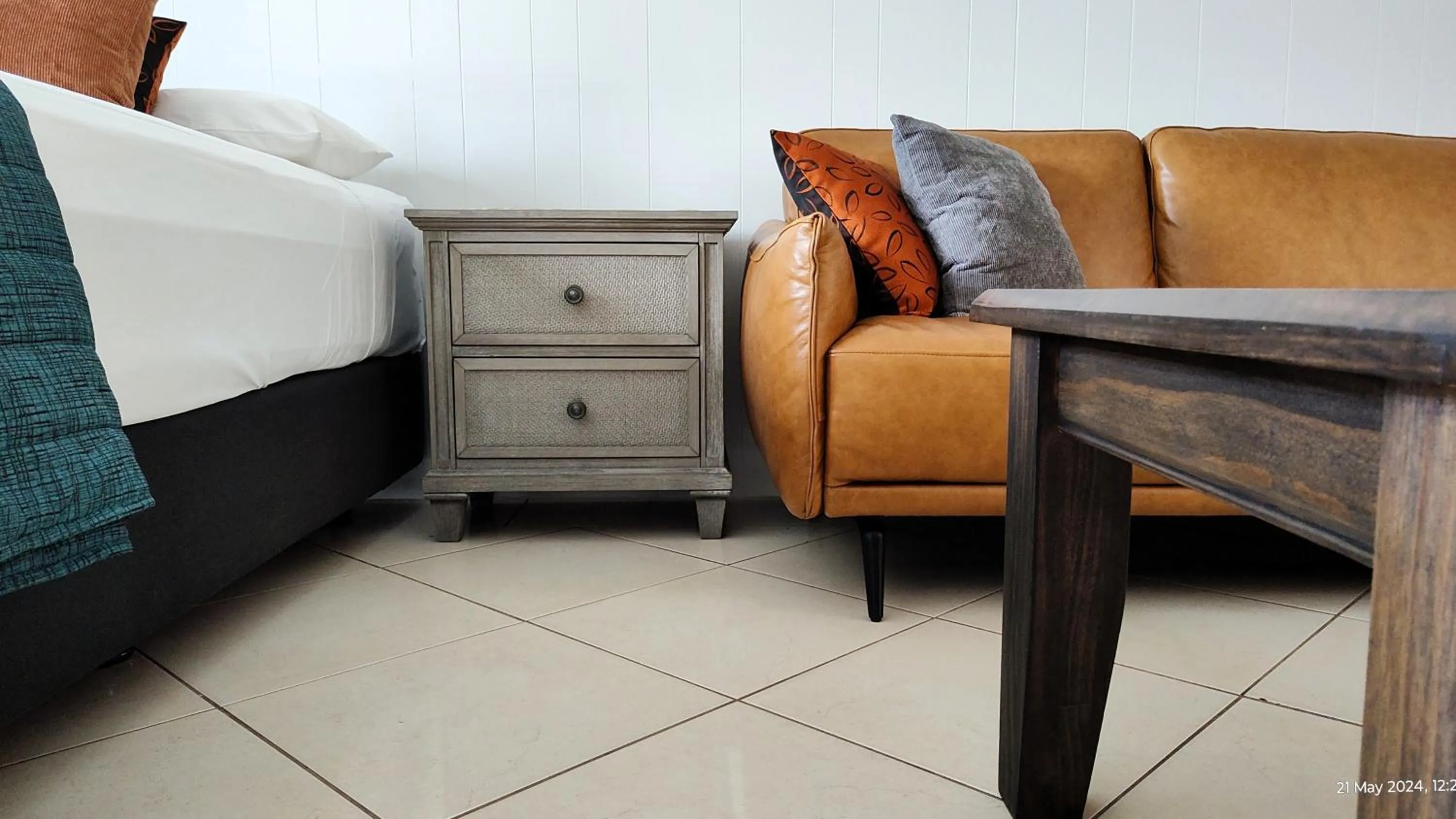 Bedroom in Pacific Palms Motor Inn