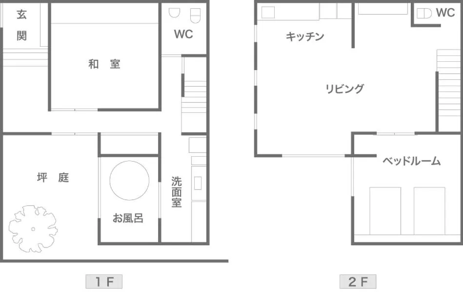 Floor plan in Kyoyado Usagi