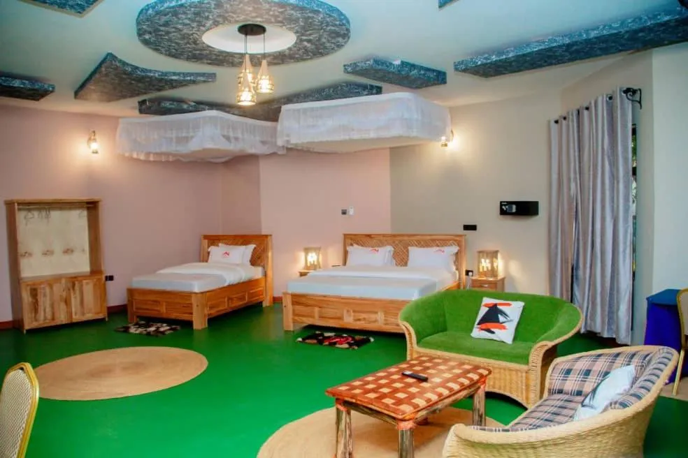 Bed in Asmorein Hotel