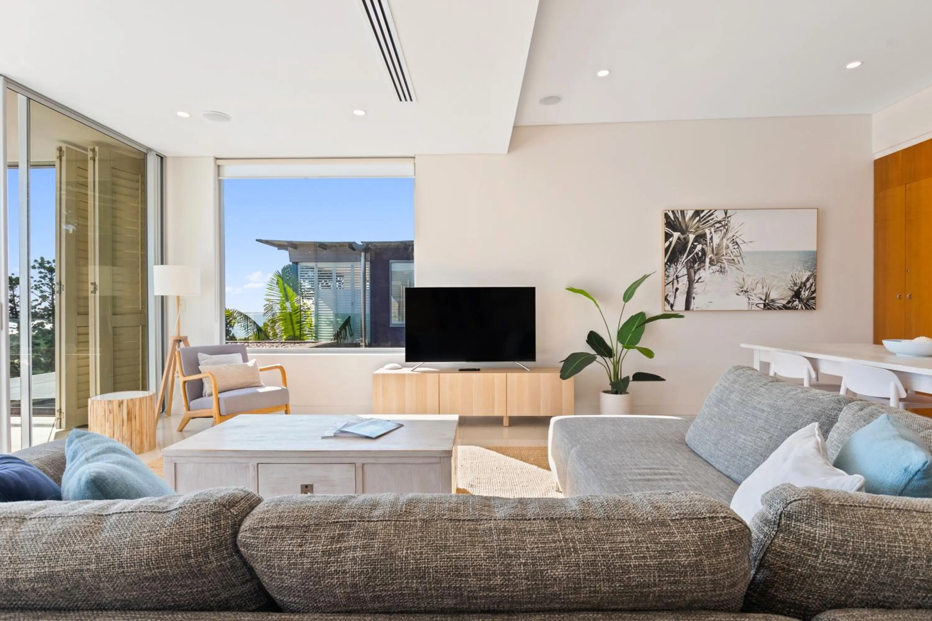 Living room in The Rise Noosa