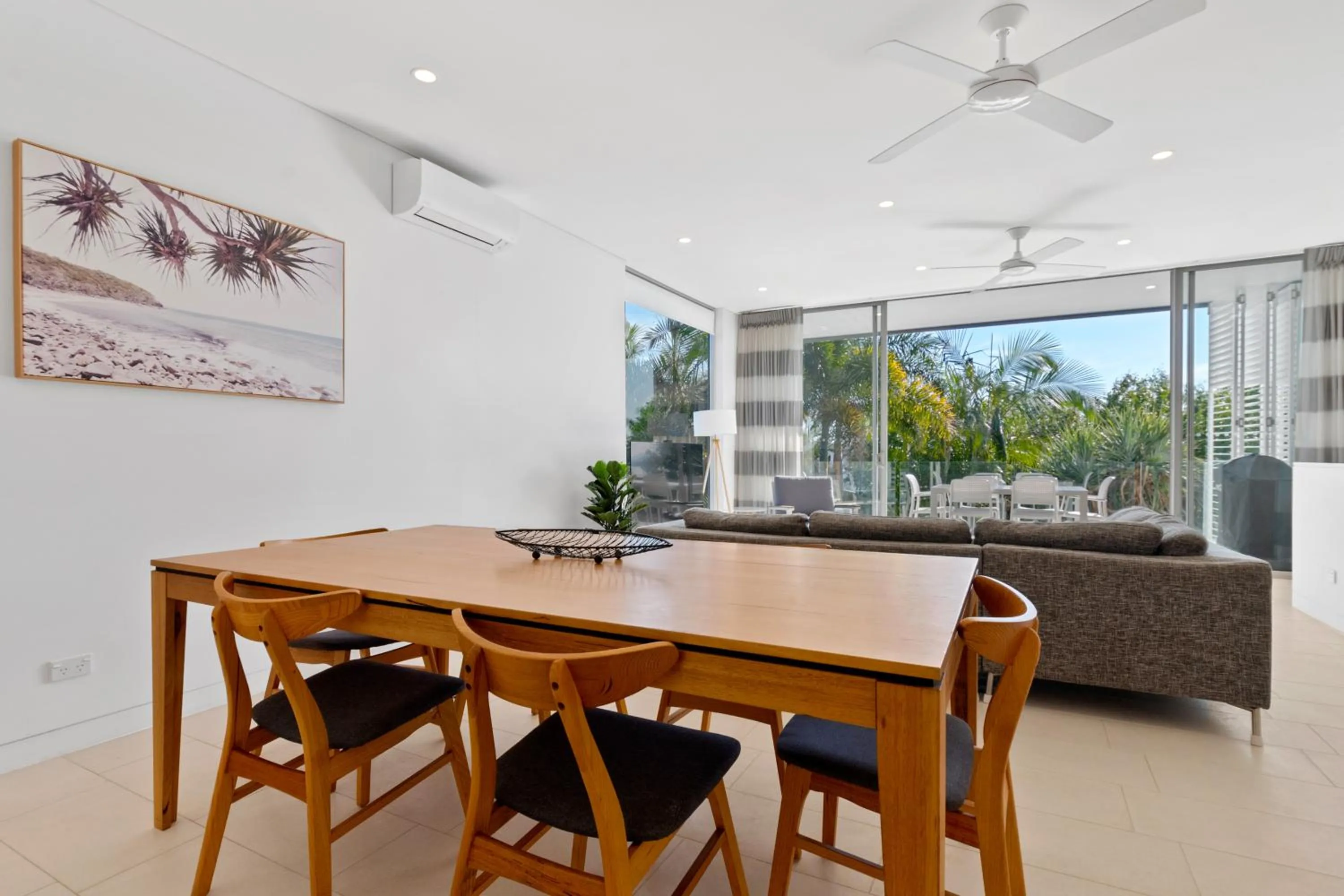 Dining area in The Rise Noosa