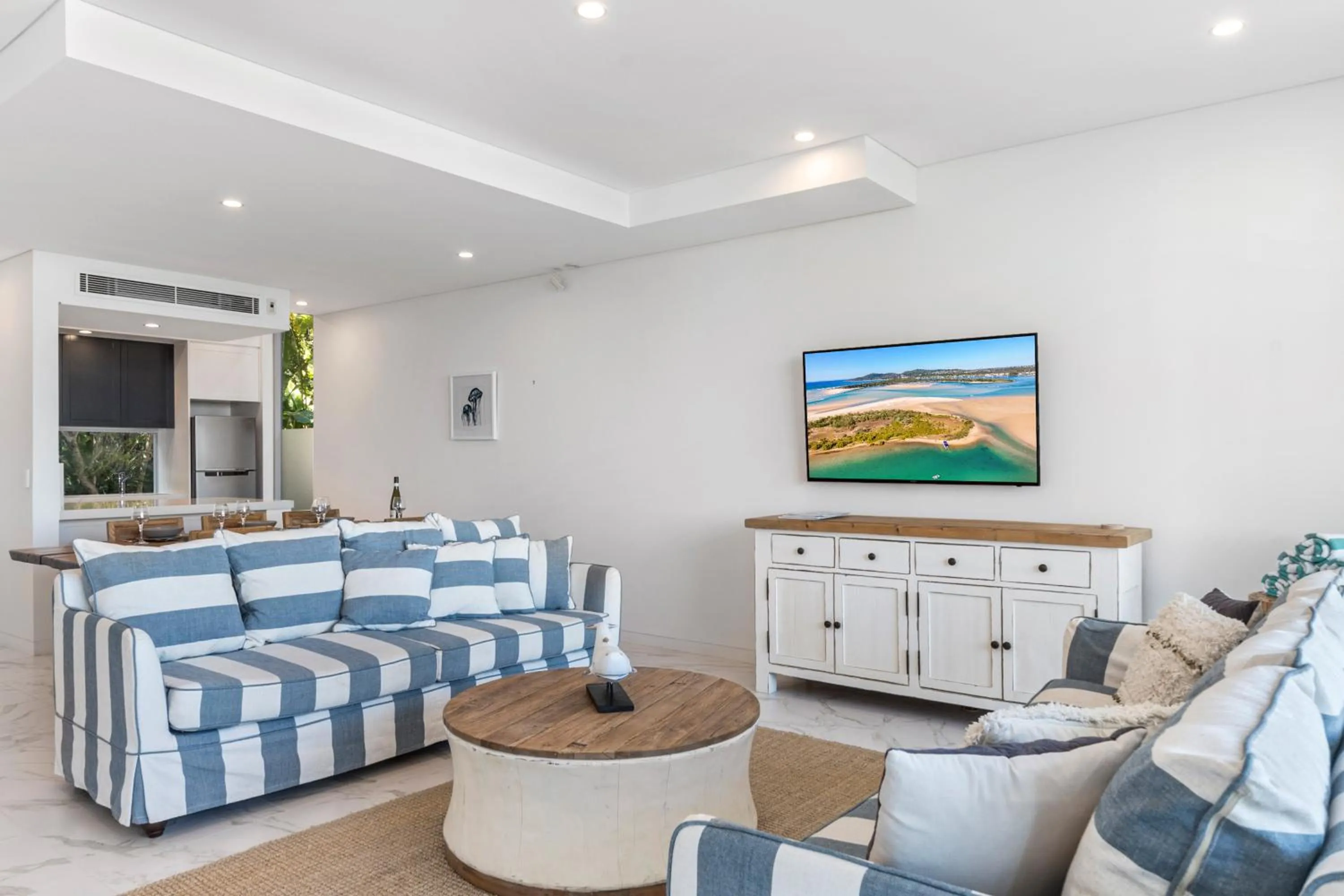 Living room in The Rise Noosa