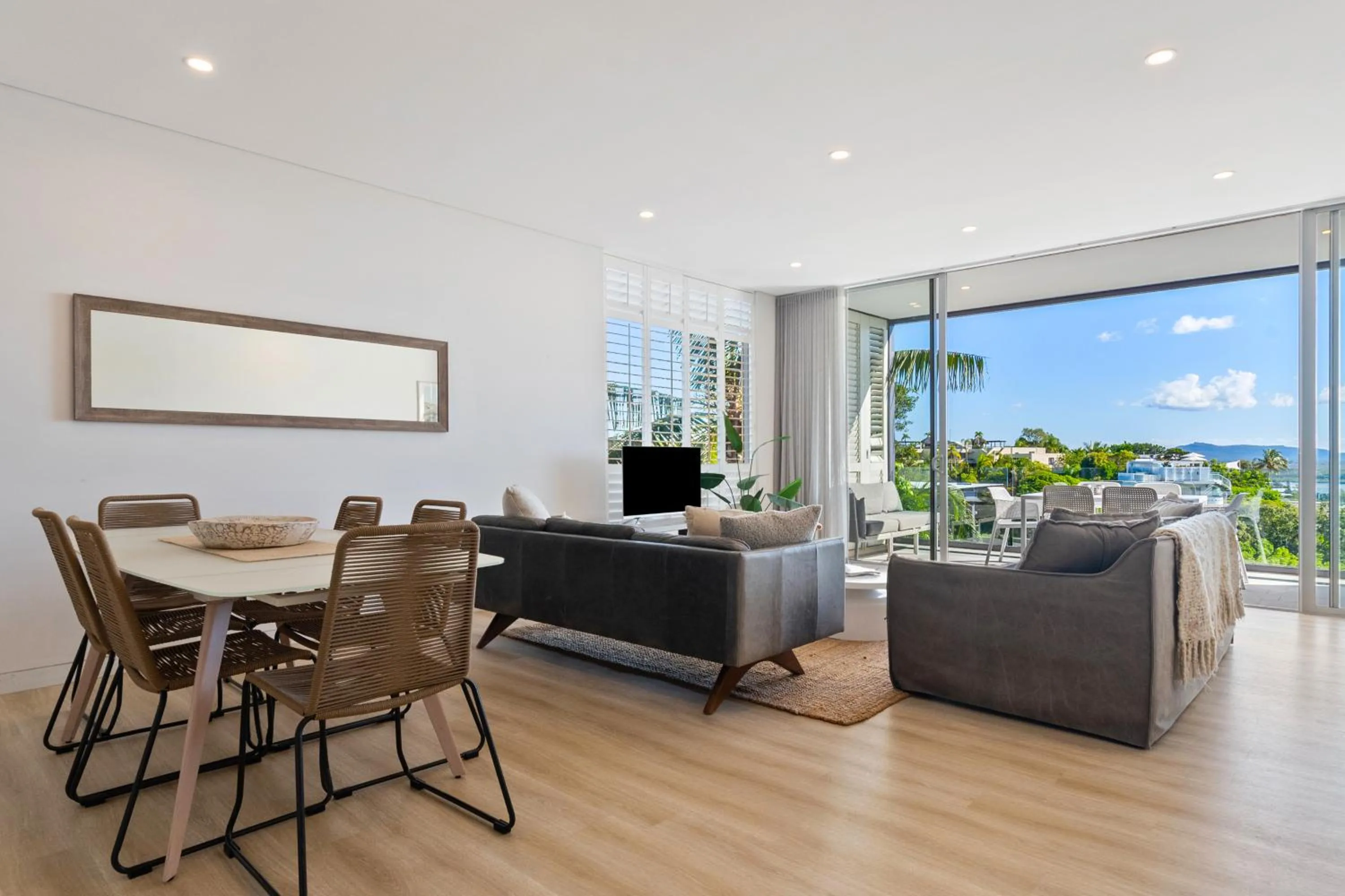 Living room in The Rise Noosa