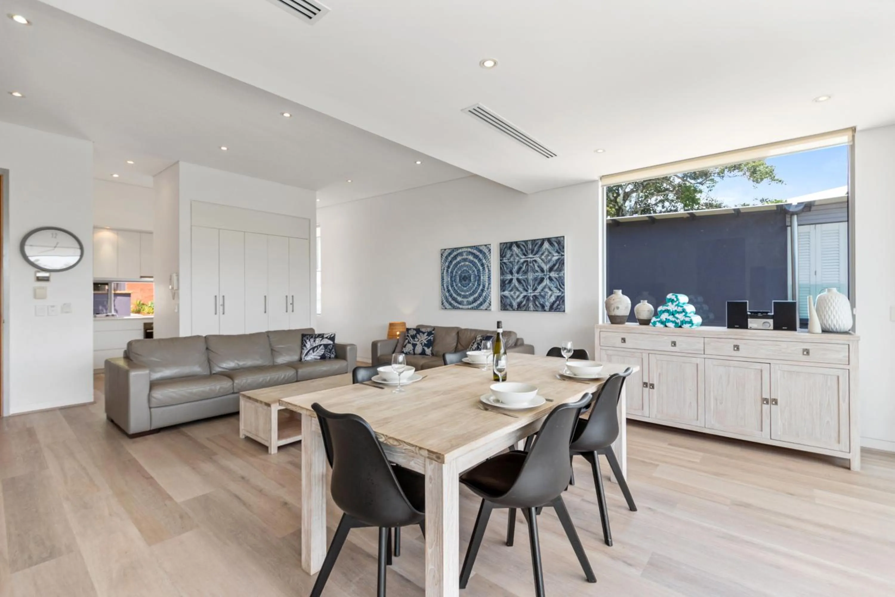 Dining area in The Rise Noosa