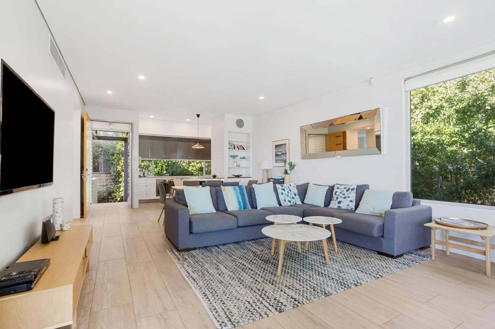 Living room in The Rise Noosa