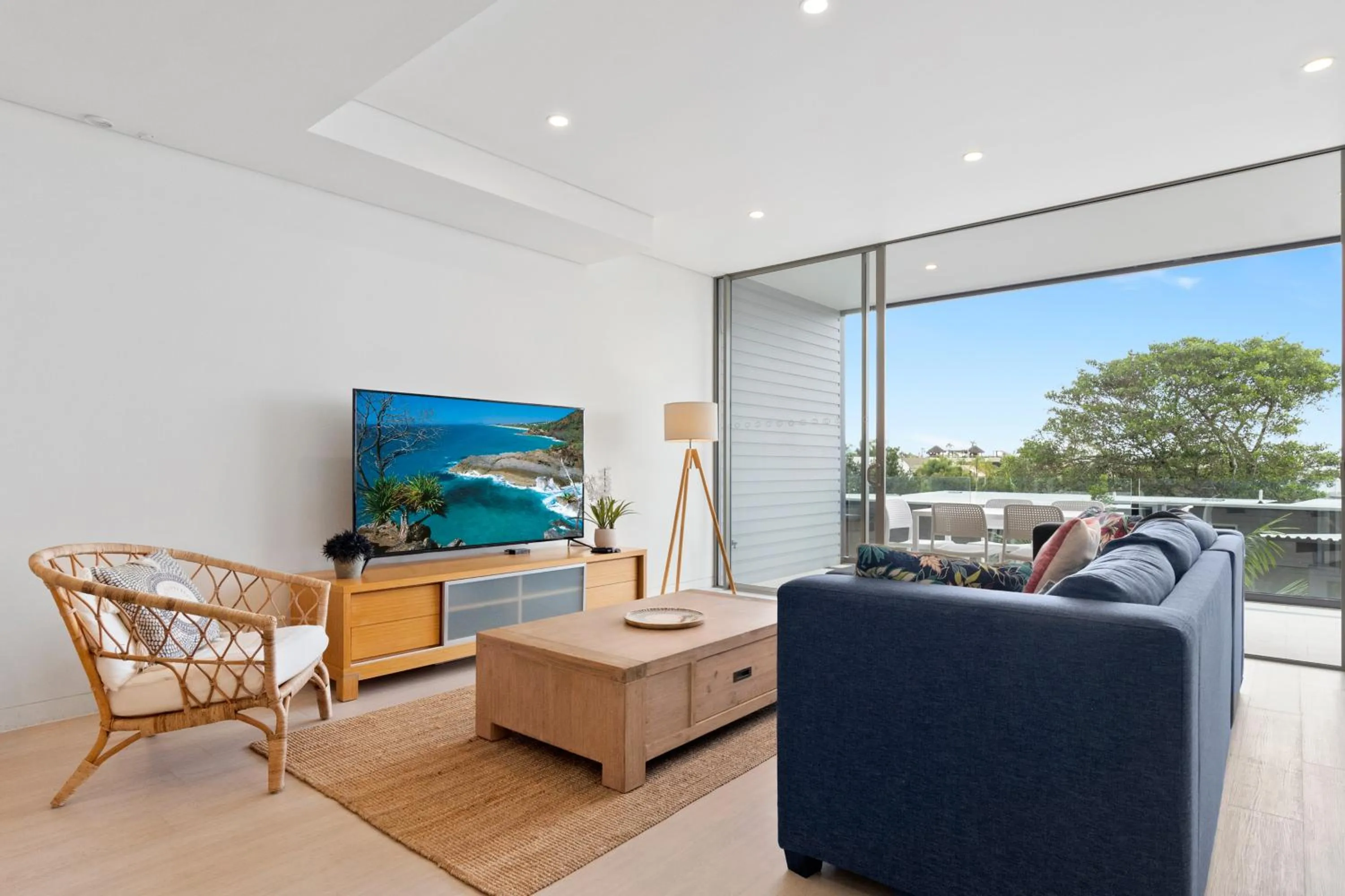 Living room in The Rise Noosa
