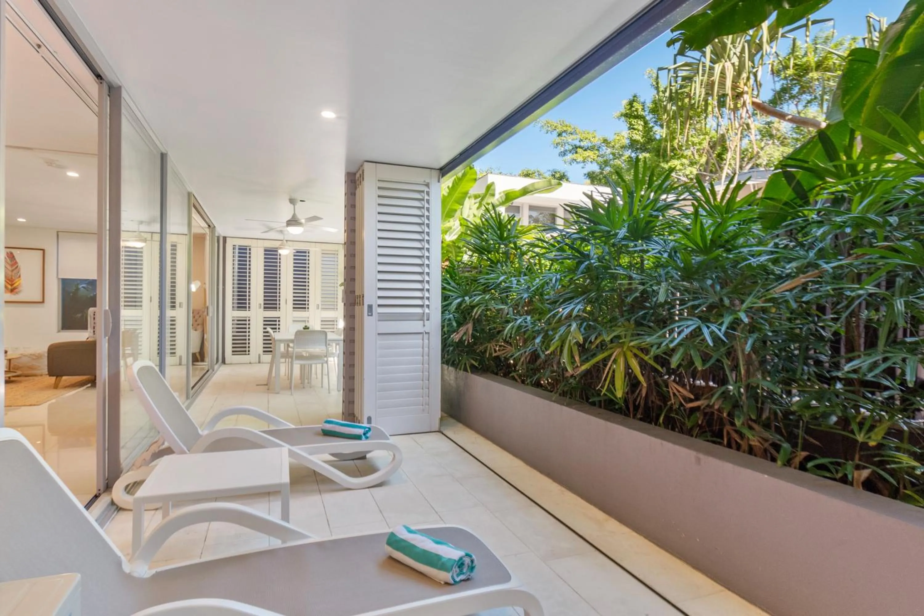 Patio in The Rise Noosa