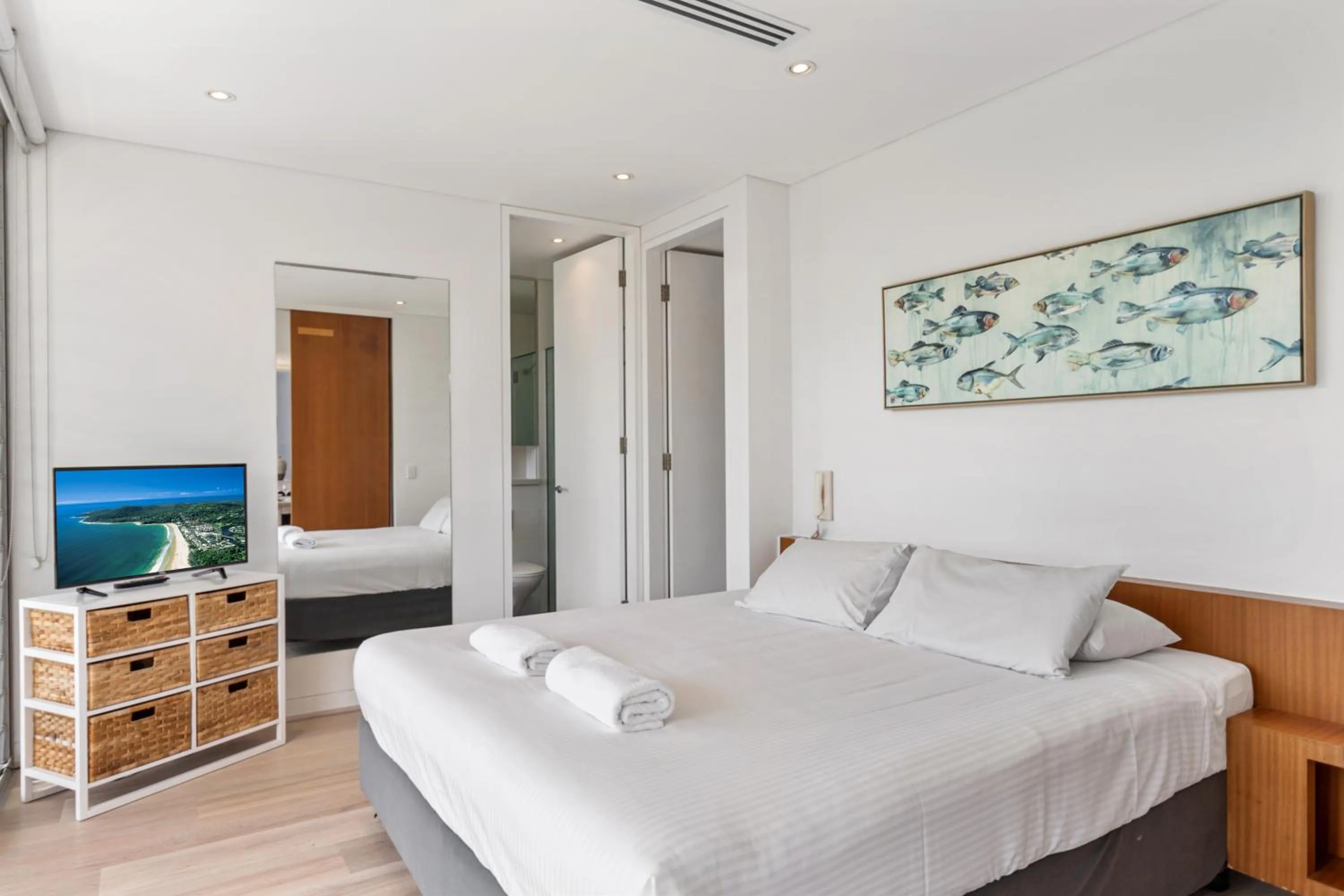 Bedroom, Bed in The Rise Noosa