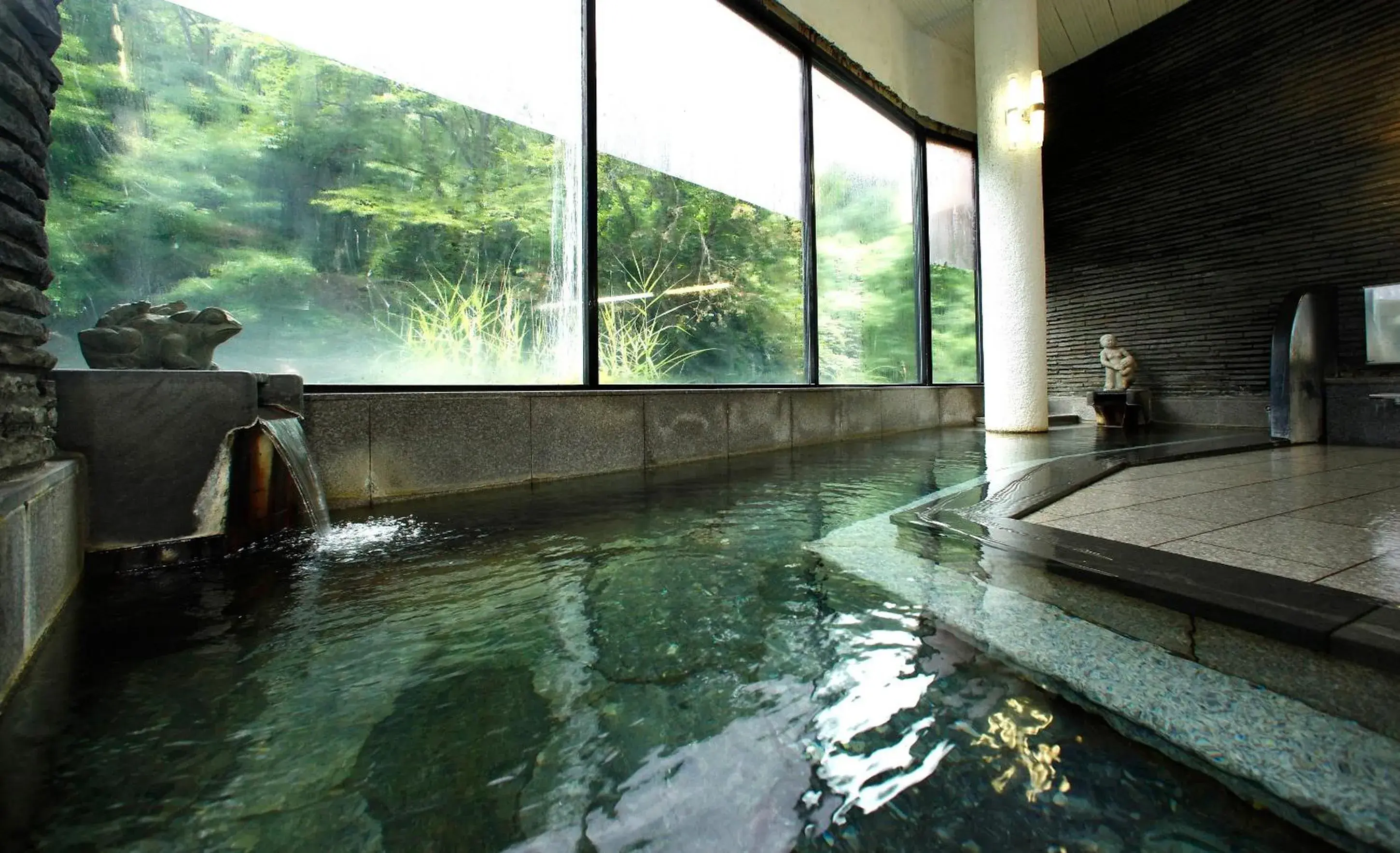 Swimming pool in Takaragawa Onsen Ousenkaku Swimming pool in Takaragawa Onsen Ousenkaku