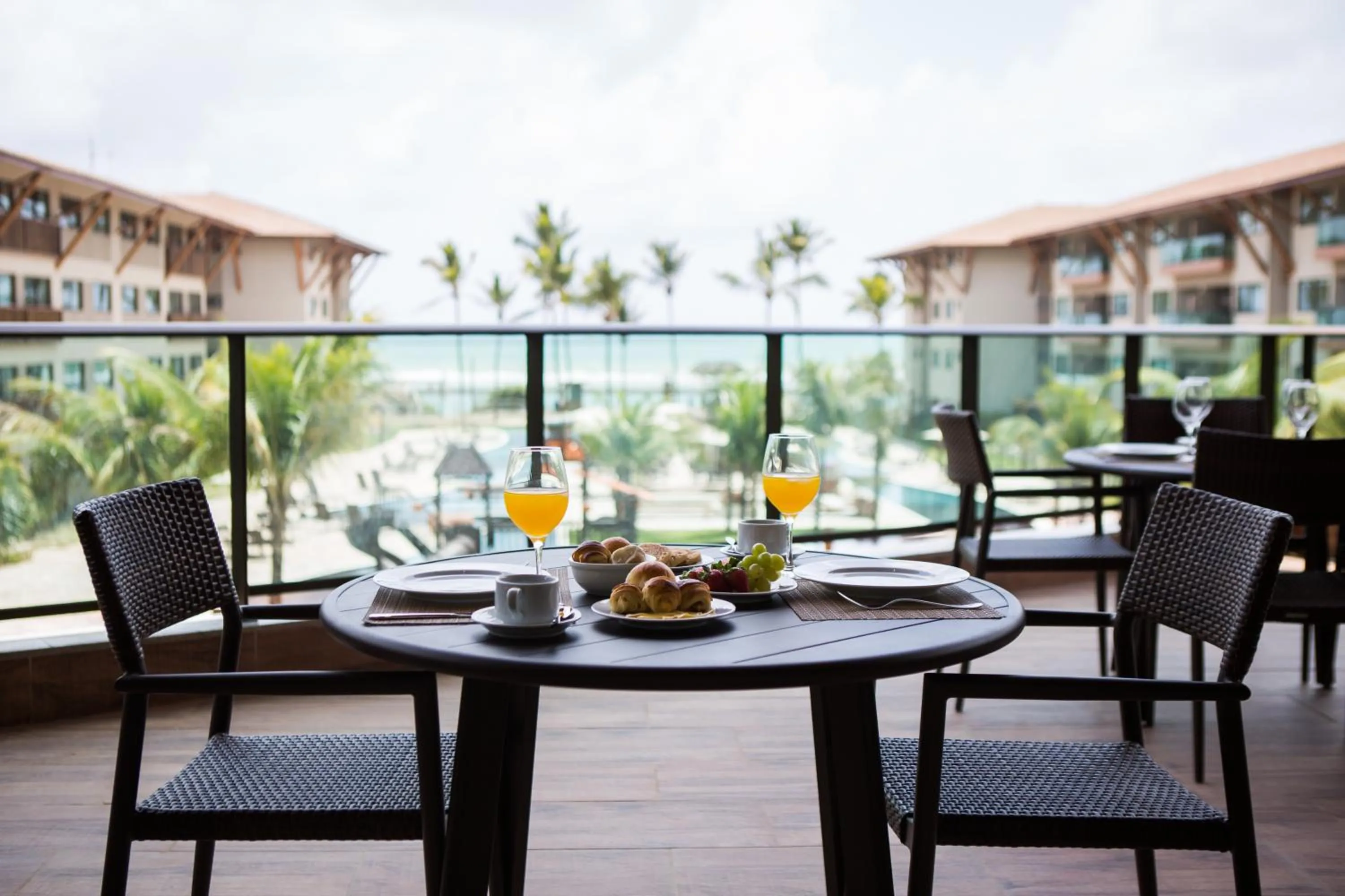 Buffet breakfast in Samoa Beach Resort