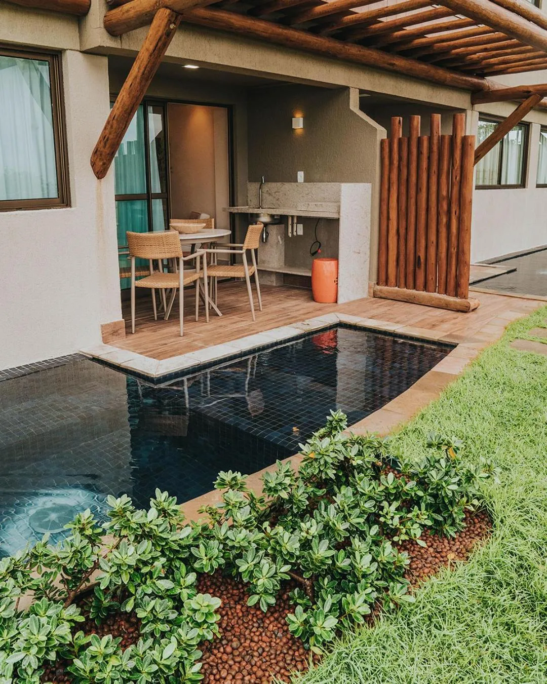 Patio in Samoa Beach Resort
