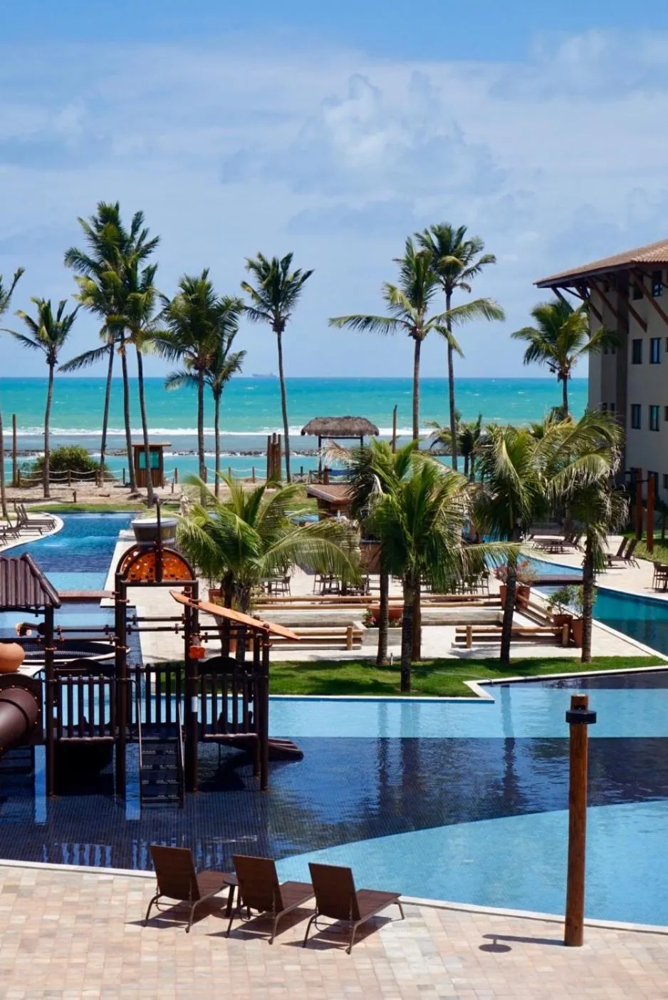 Pool view in Samoa Beach Resort