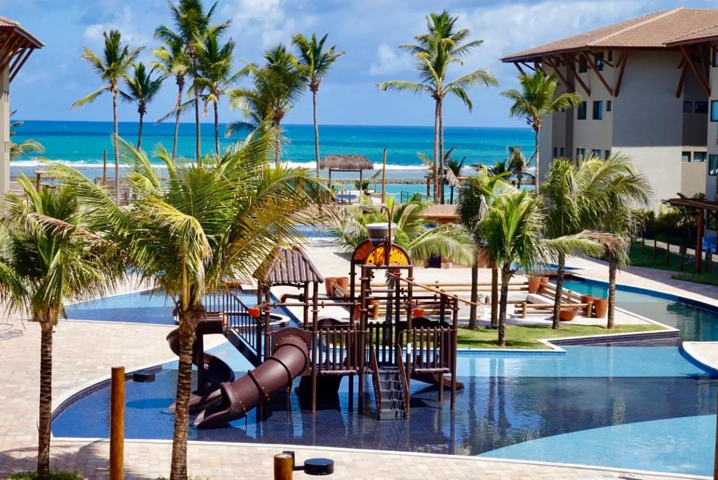 Aqua park in Samoa Beach Resort