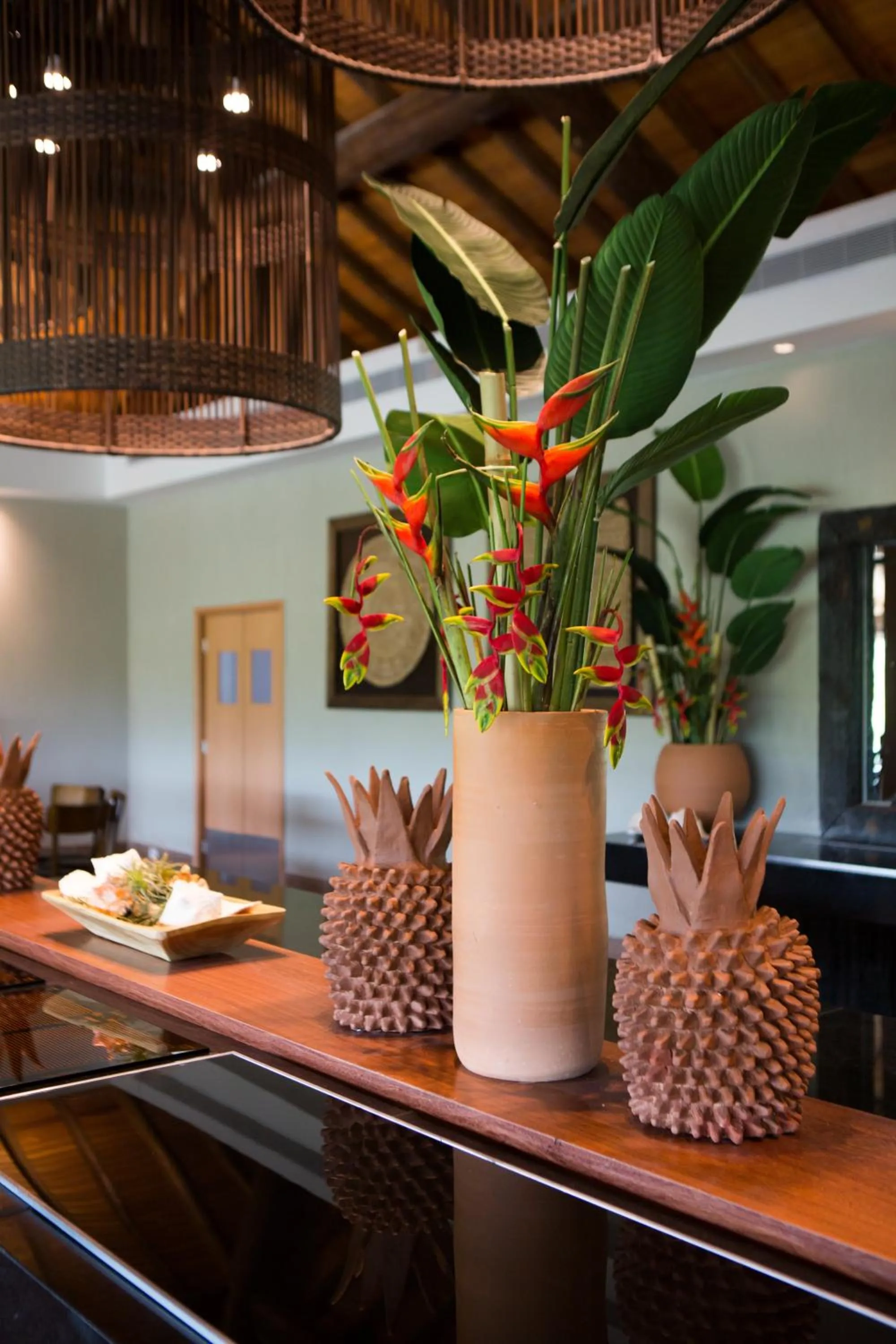 Buffet breakfast in Samoa Beach Resort