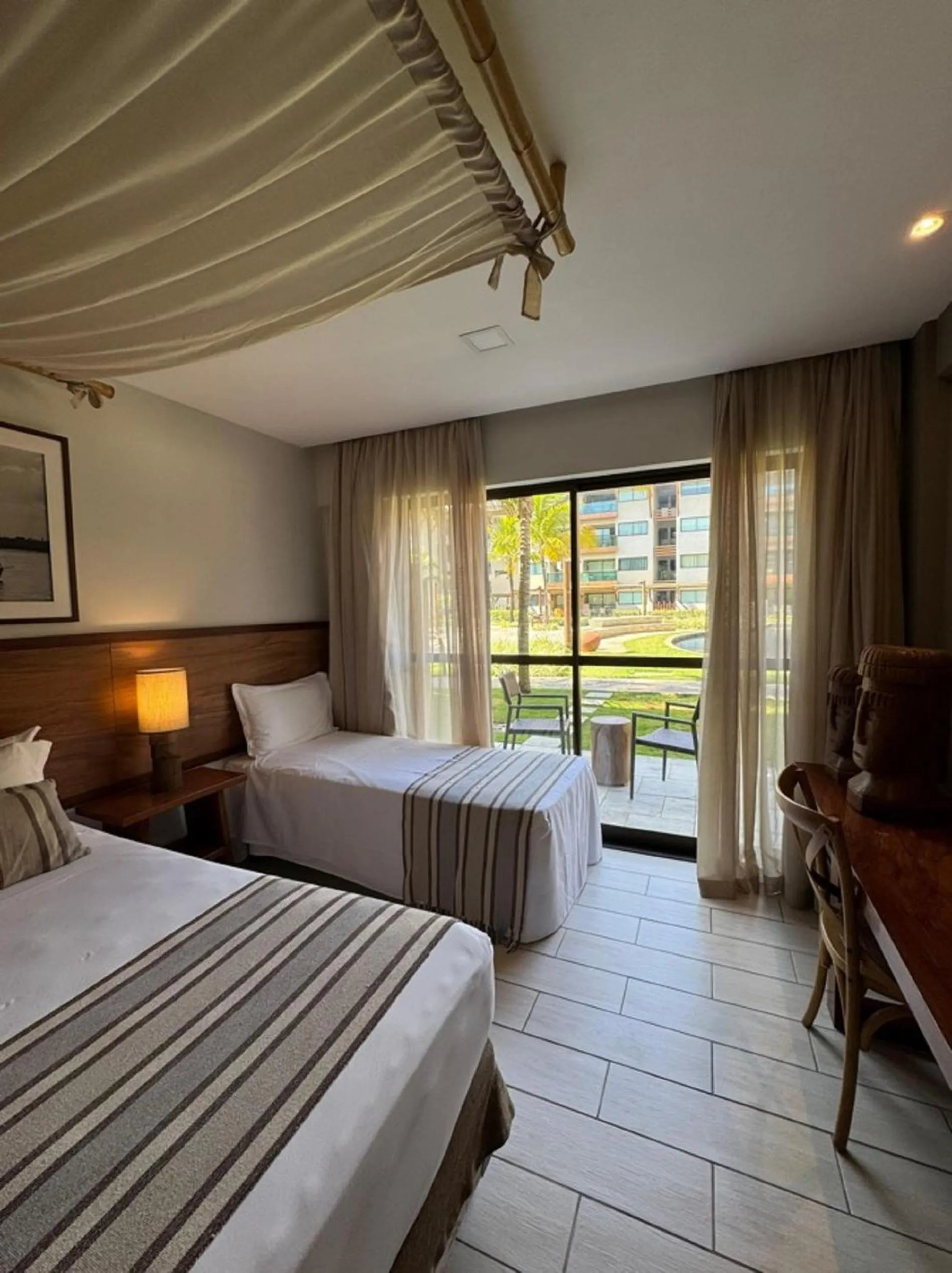 Photo of the whole room, Bed in Samoa Beach Resort