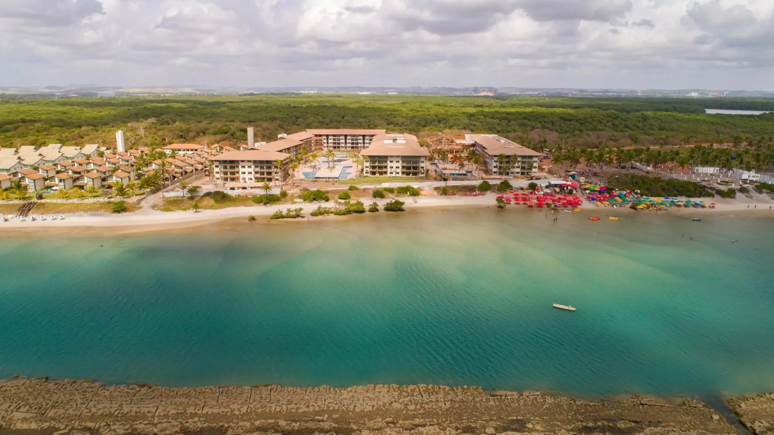 Bird's eye view in Samoa Beach Resort Bird's eye view in Samoa Beach Resort