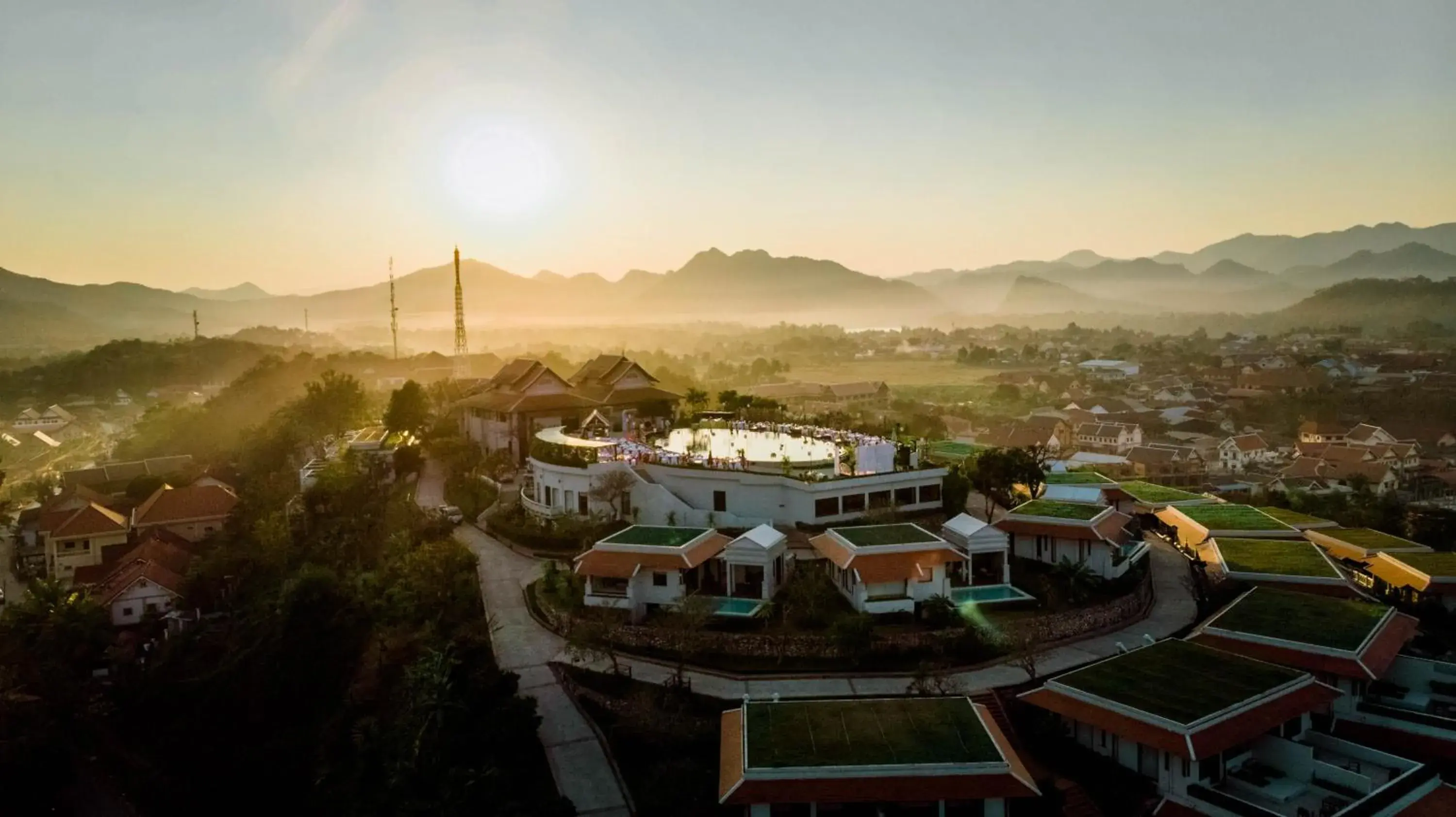 Swimming pool in Luangprabang View Hotel Swimming pool in Luangprabang View Hotel