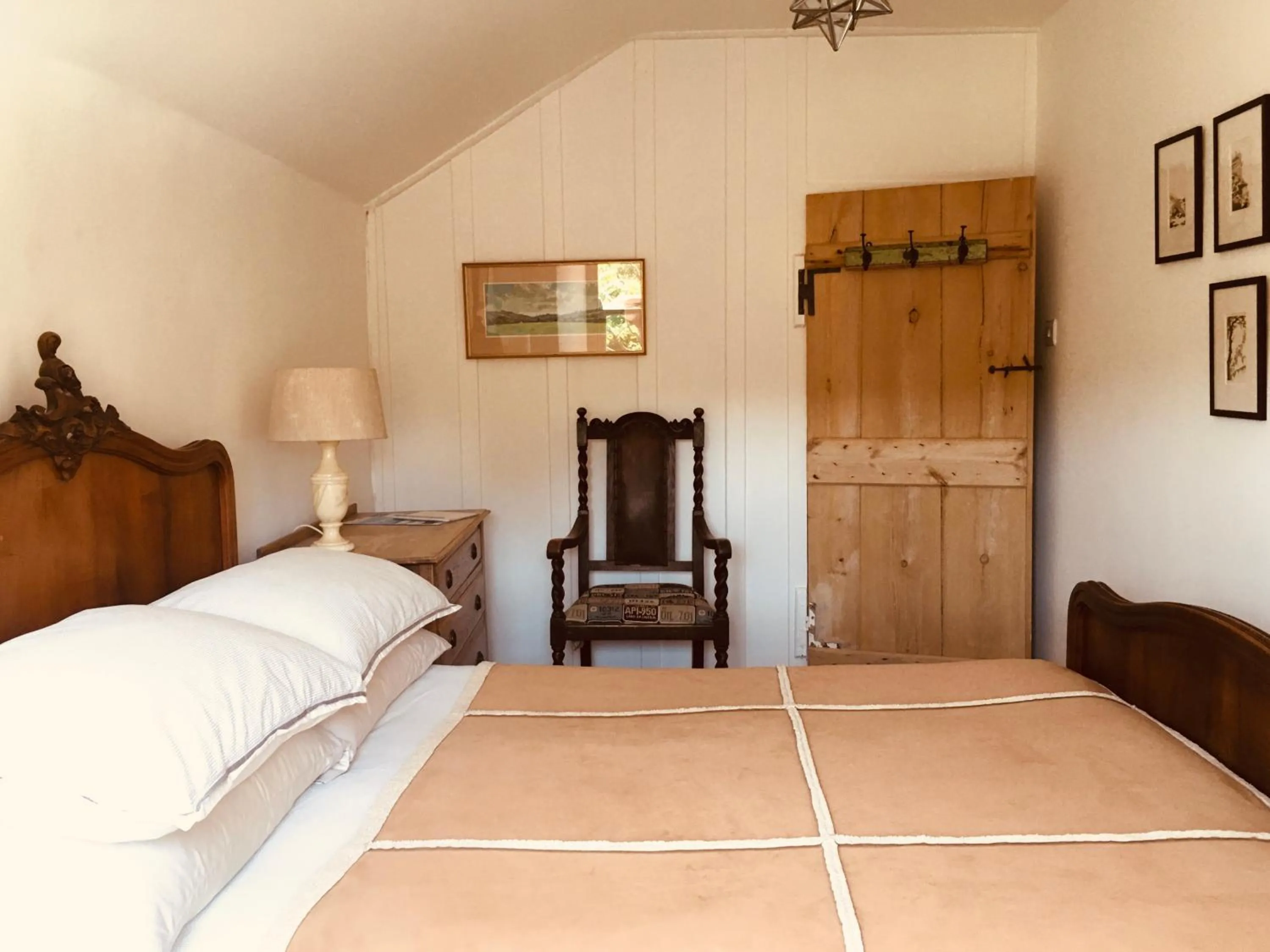 Bedroom, Bed in Lower Crankan Farm
