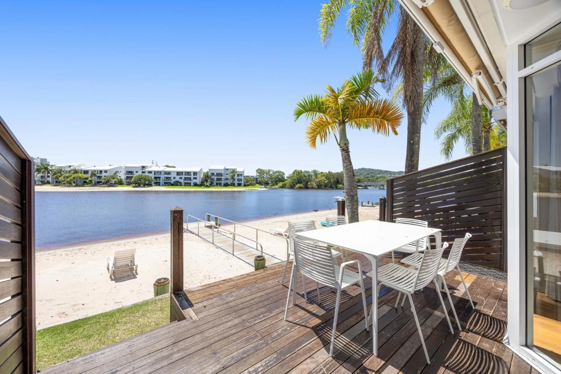 Patio in Skippers Cove Waterfront Resort