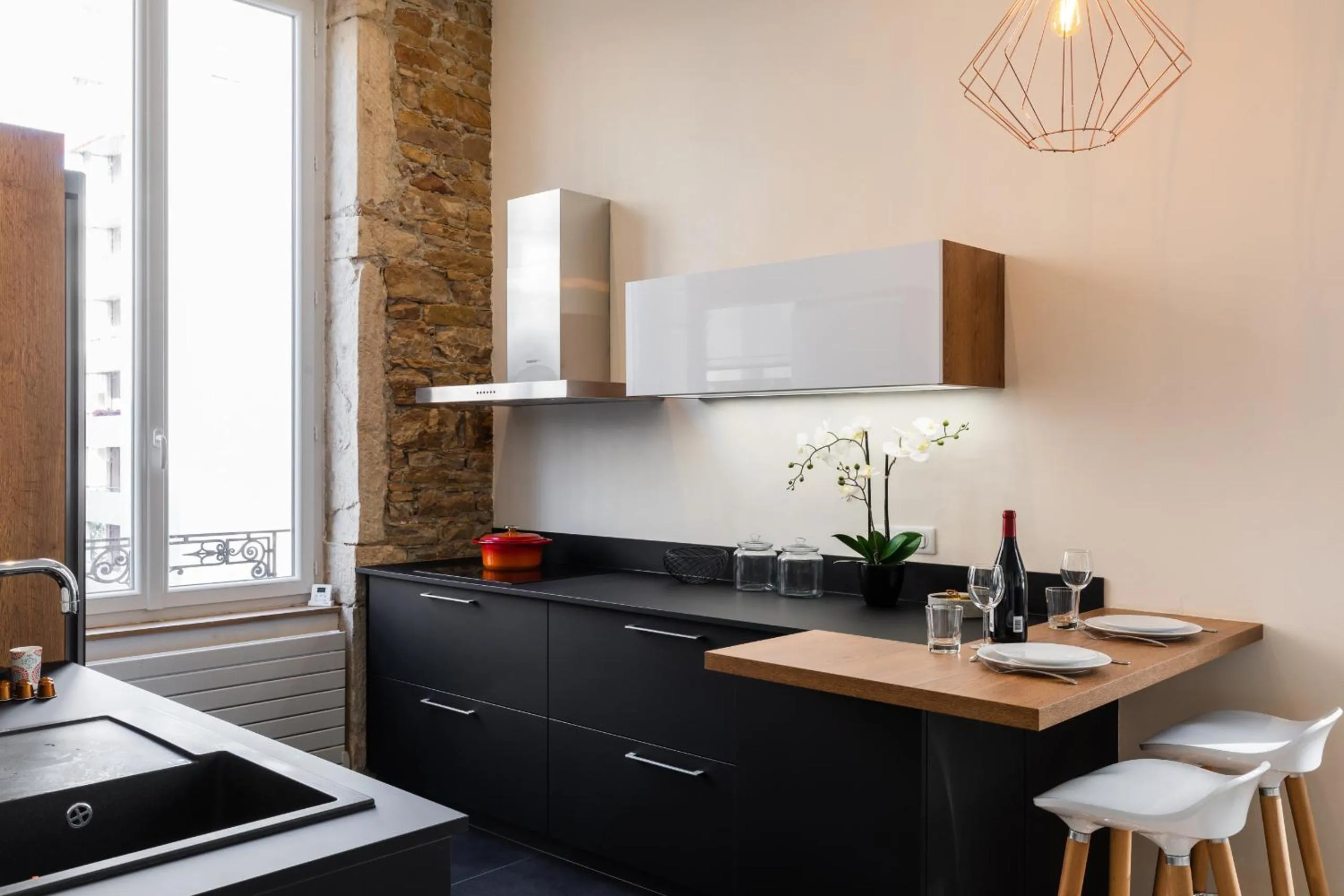 Kitchen or kitchenette in DIFY Lumière - Masséna