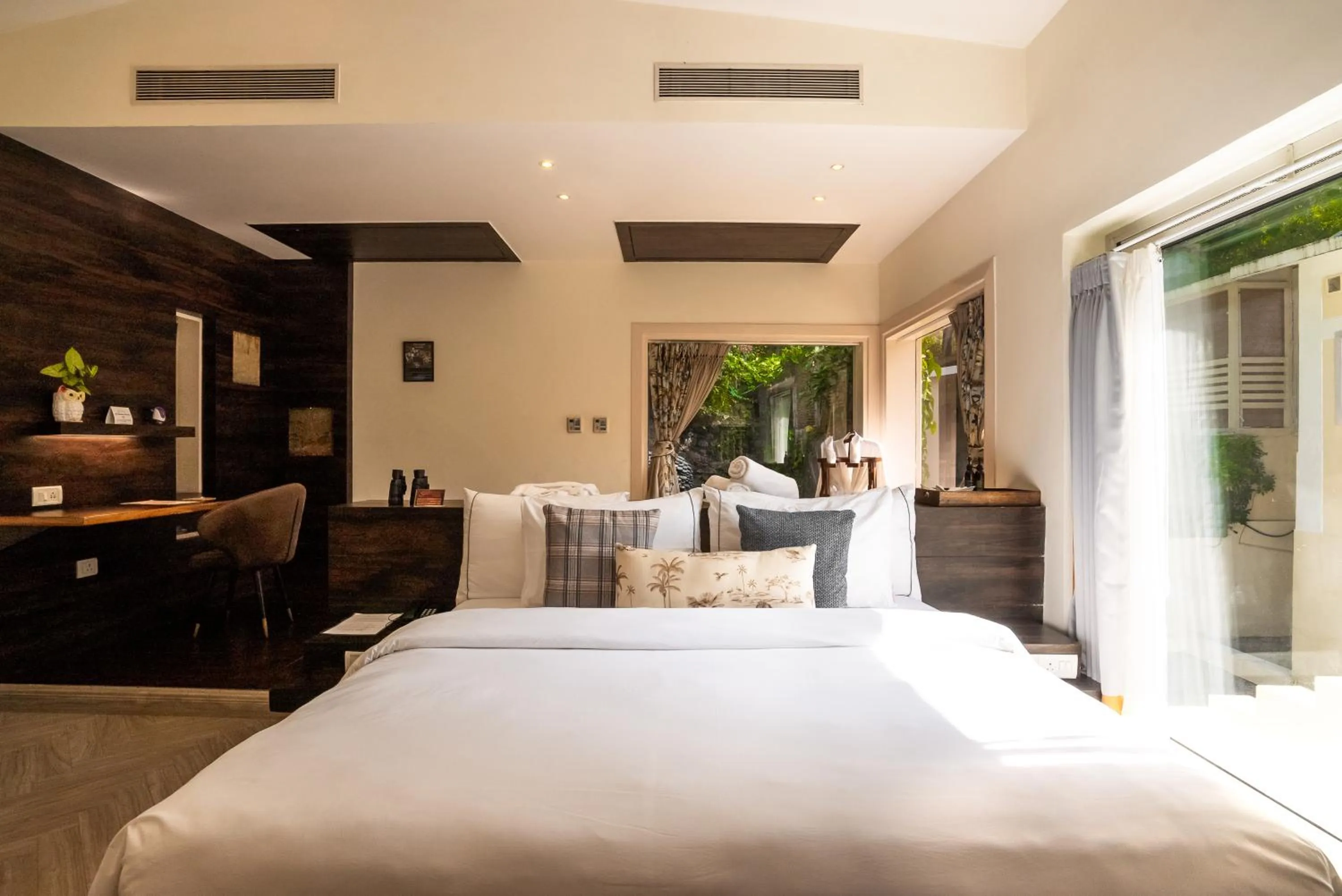 Bed in The Solluna Resort