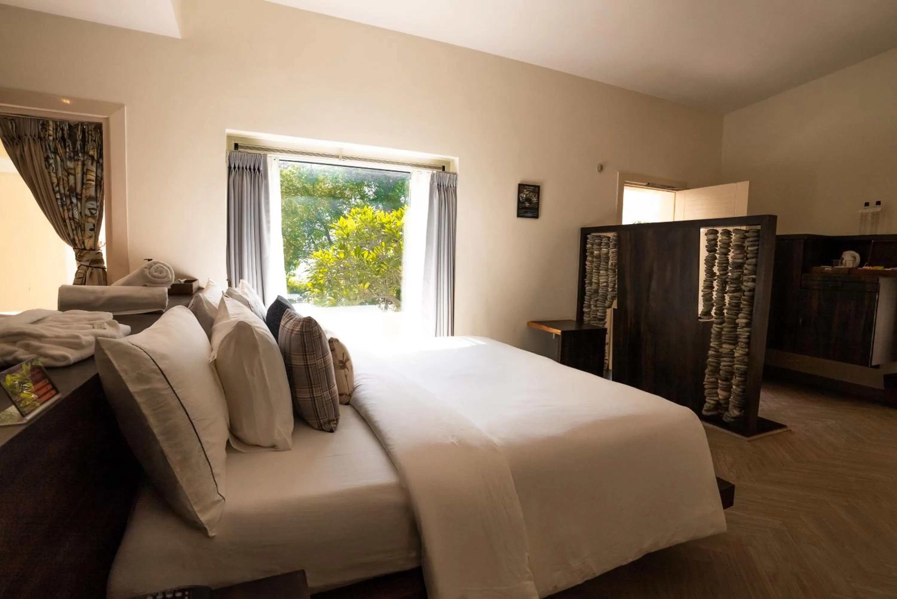 Bed in The Solluna Resort