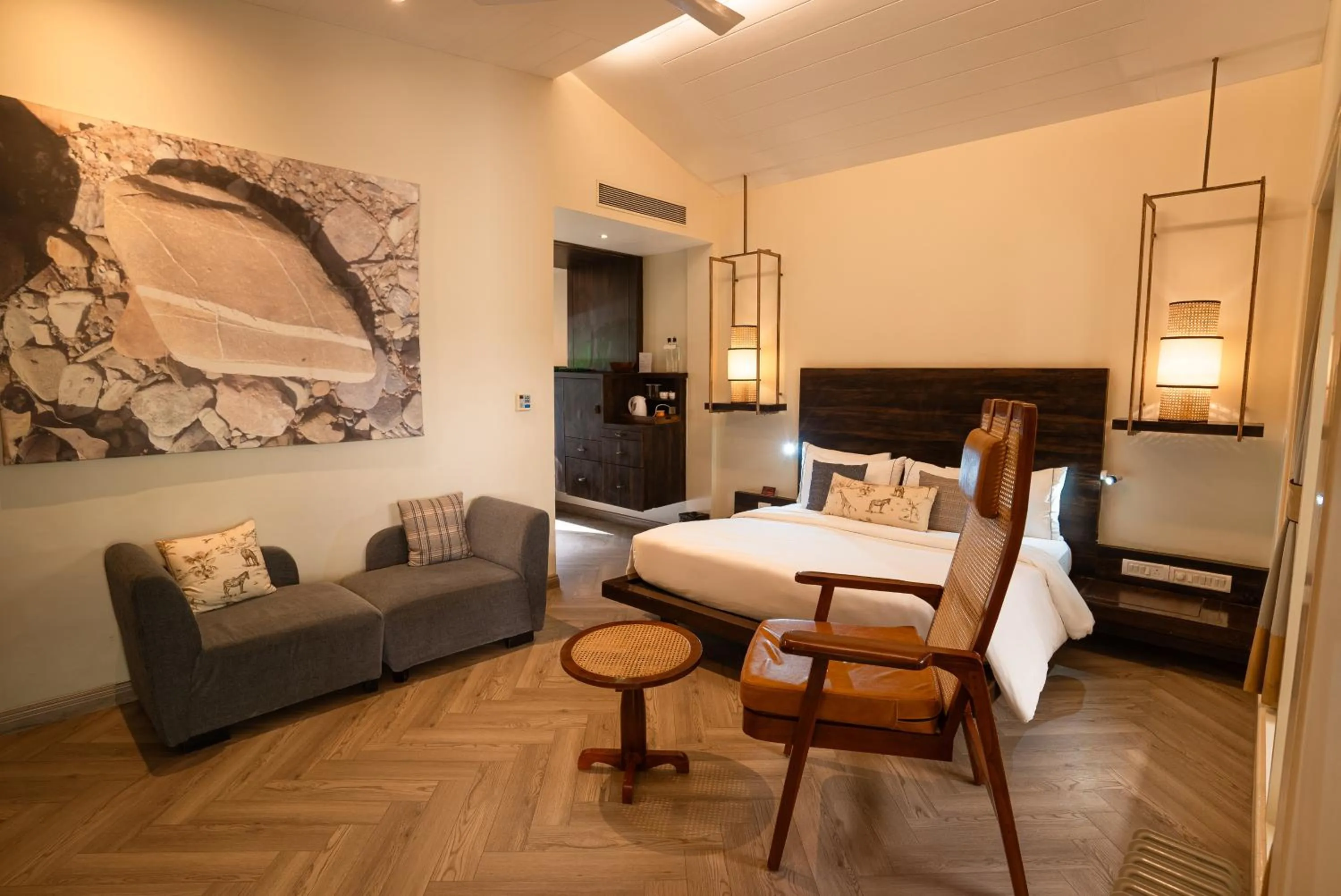 Bed in The Solluna Resort