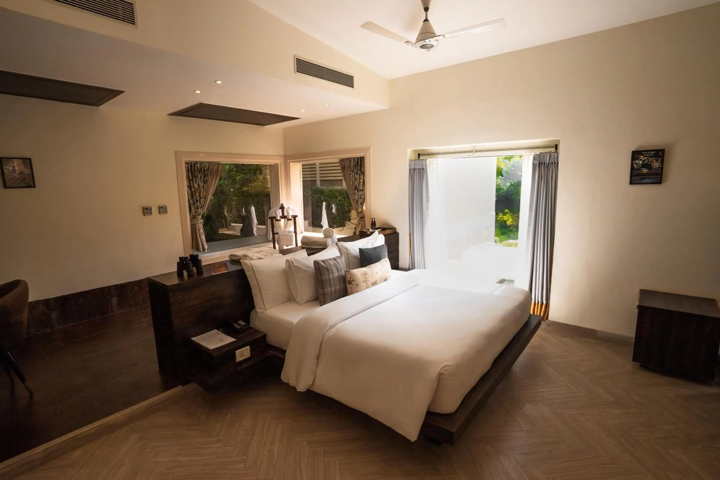 Bed in The Solluna Resort